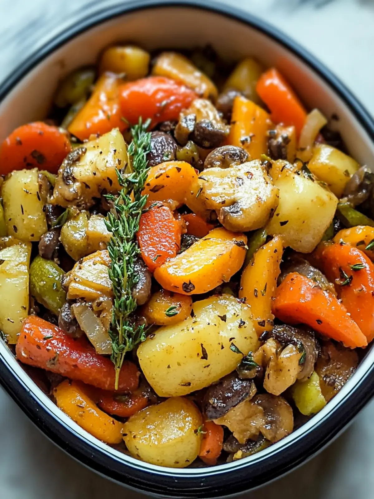 Easy Crockpot Hearty Veggie Medley for Cozy, Flavor-Packed Dinners