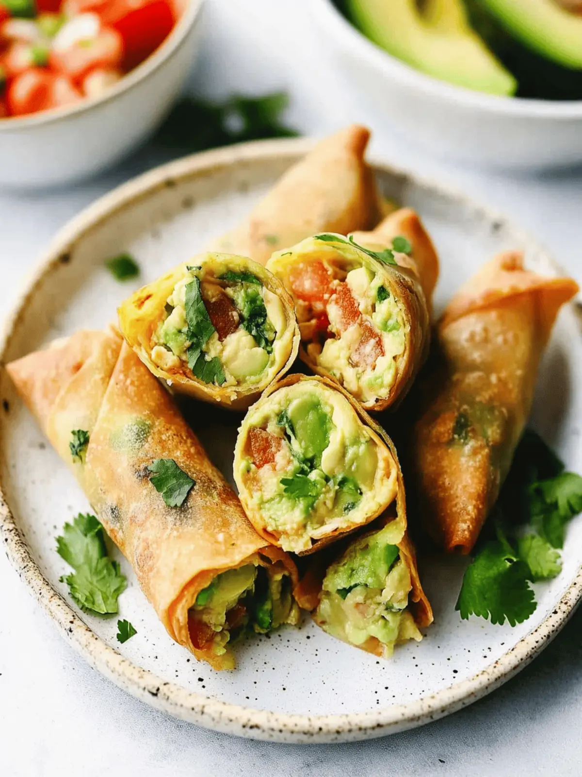 Crispy Avocado Egg Rolls: Your New Favorite Snack Delight 3 Avocado Egg Rolls