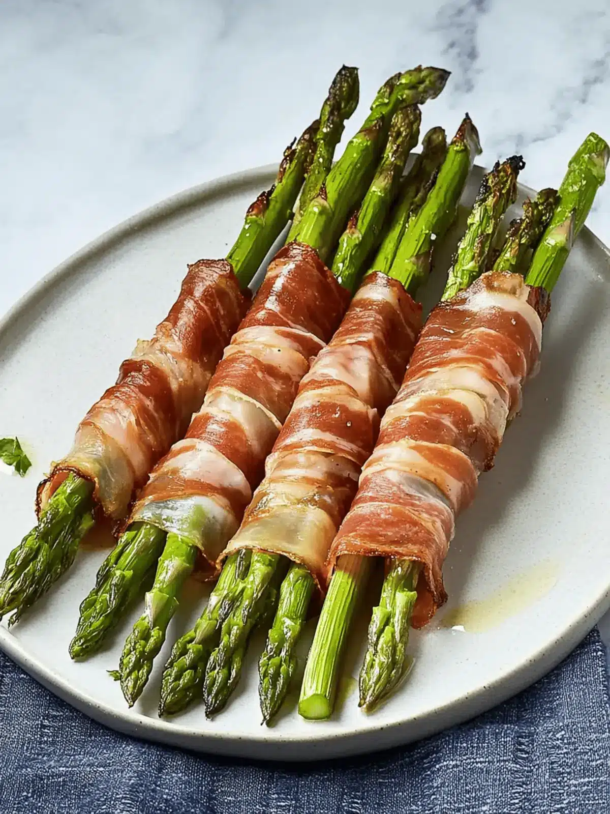 Asparagus Wrapped in Crisp Prosciutto