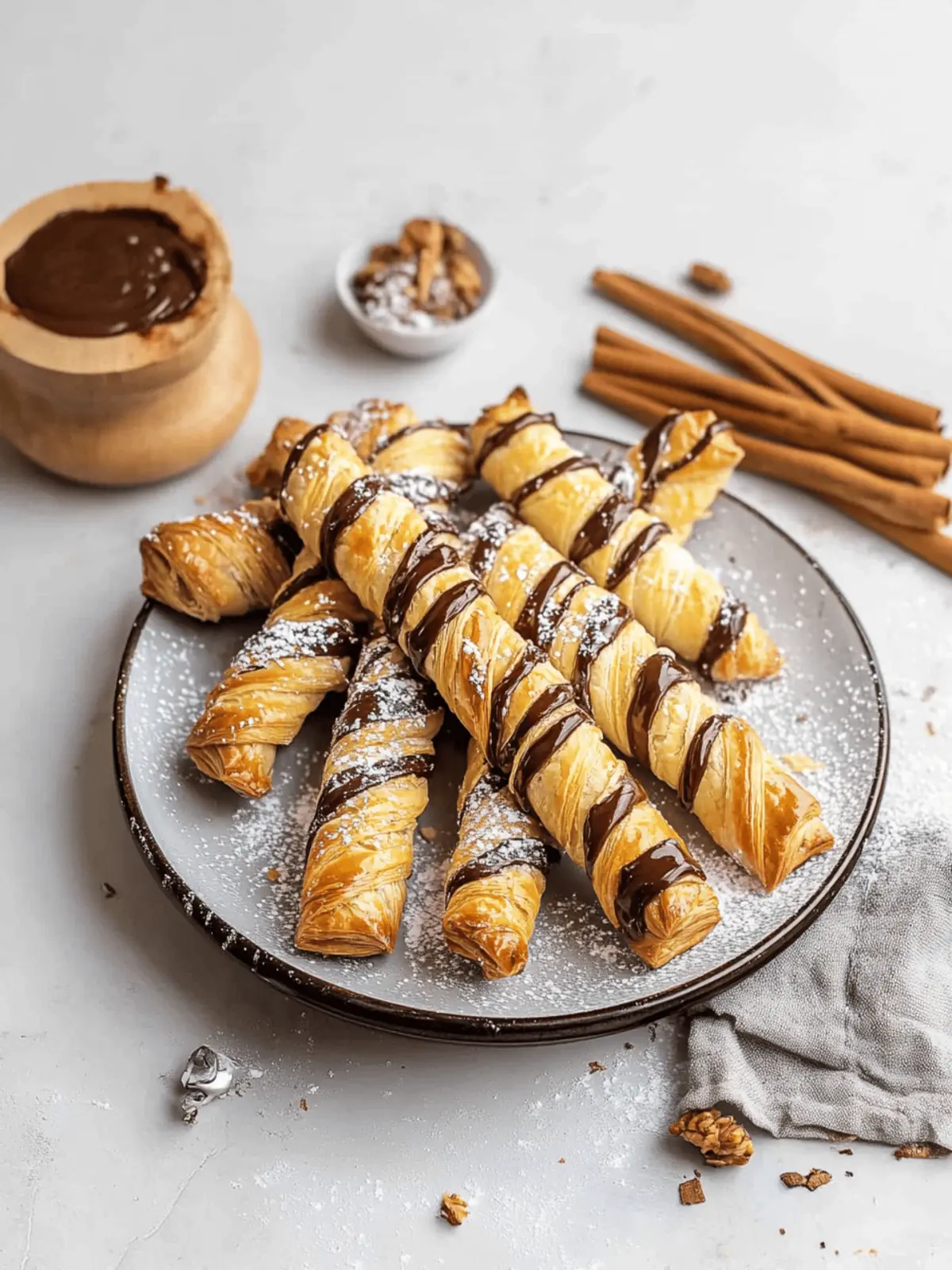 Puff Pastry Nutella Twists