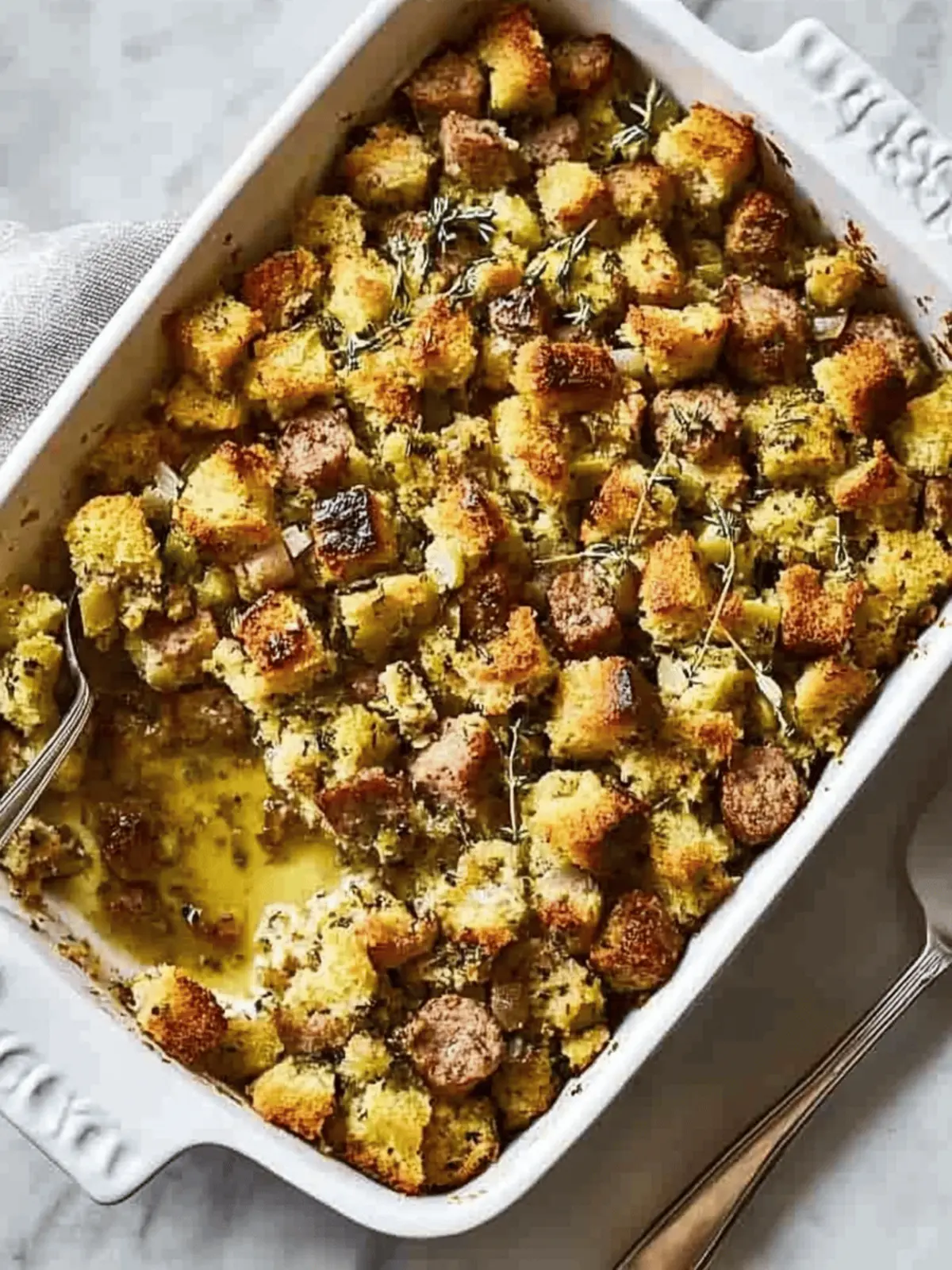 Savory Sausage and Herb Stuffing for Your Festive Feast 3 Sausage and Herb Stuffing