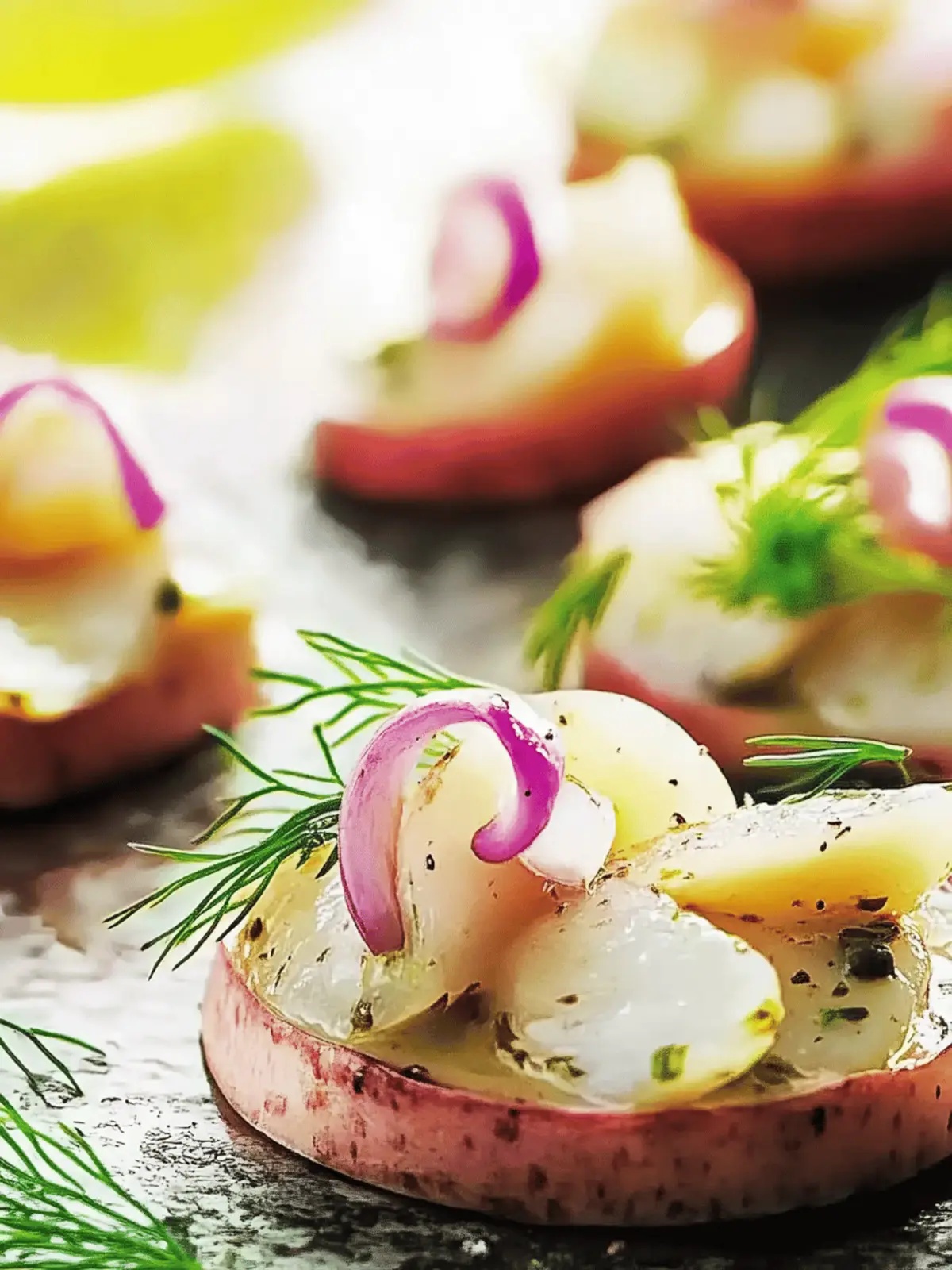 Scandinavian Pickled Herring Bites