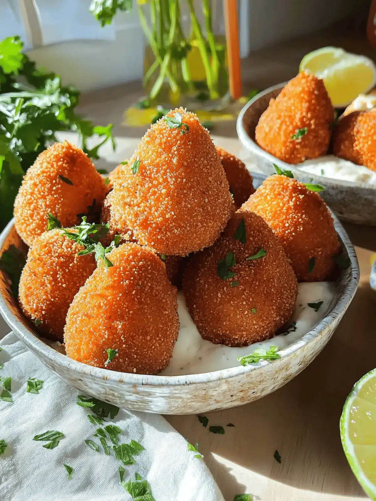 Brazilian Coxinha (Chicken Croquettes)