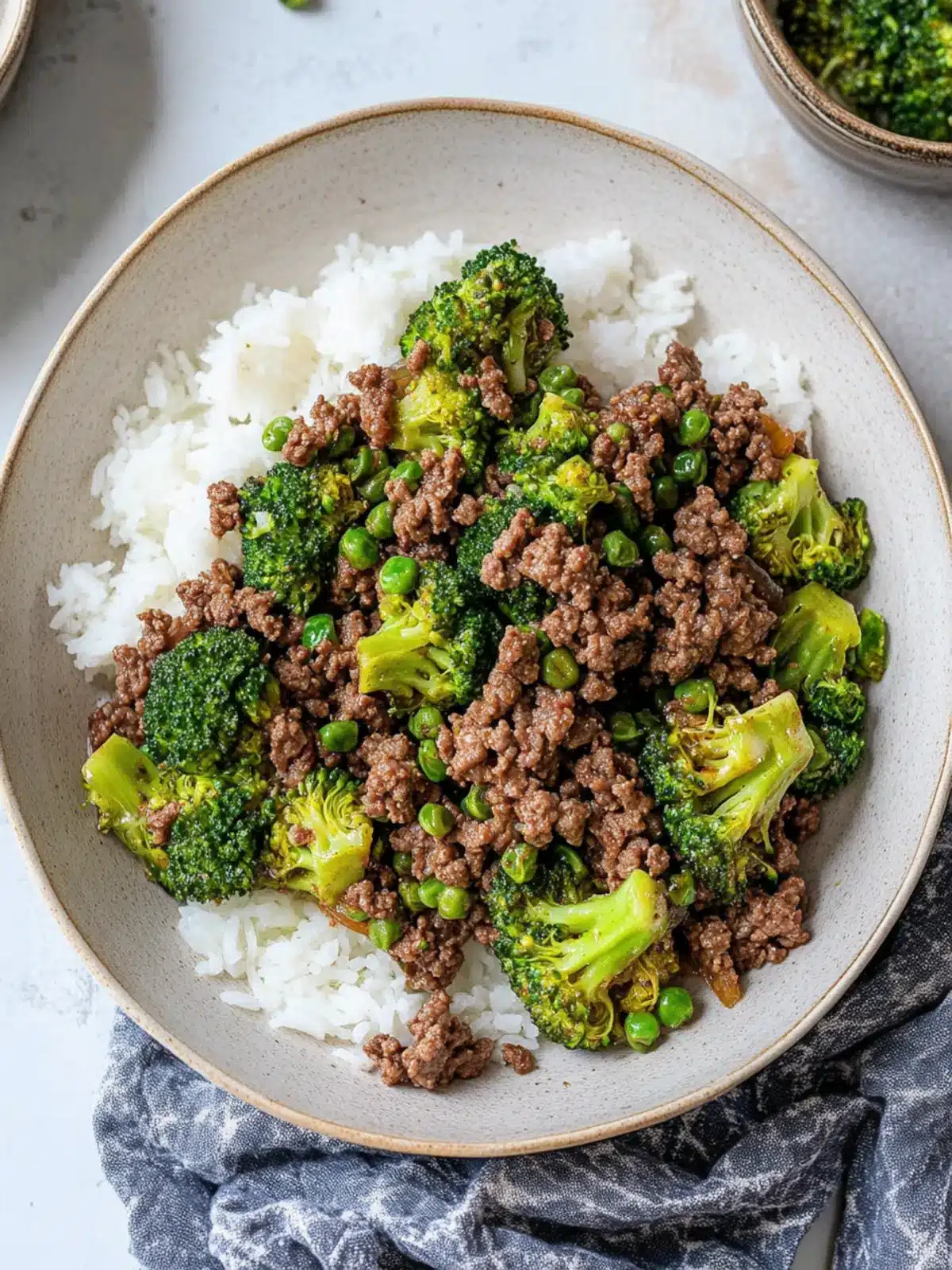 Ground Beef and Broccoli