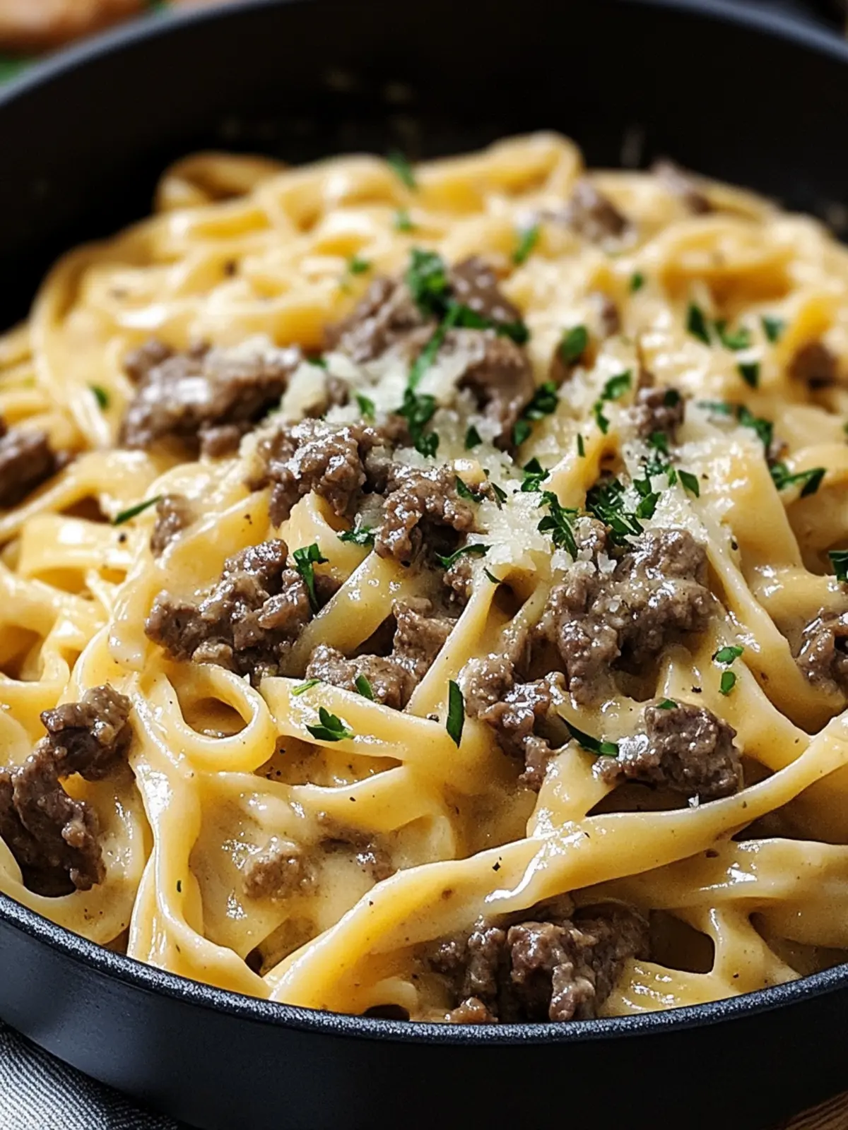 One-Pot Creamy Beef and Garlic Butter Pasta You ll Crave! 3 One-Pot Creamy Beef and Garlic Butter Pasta
