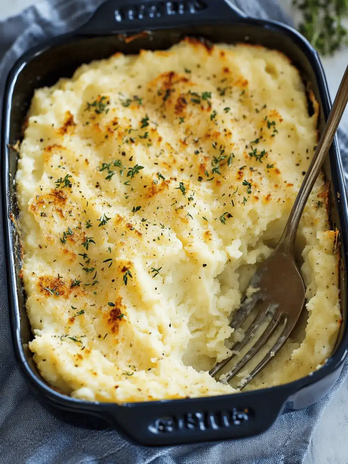 Creamy Baked Parmesan Mashed Potatoes for Cozy Nights 3 Baked Parmesan Mashed Potatoes
