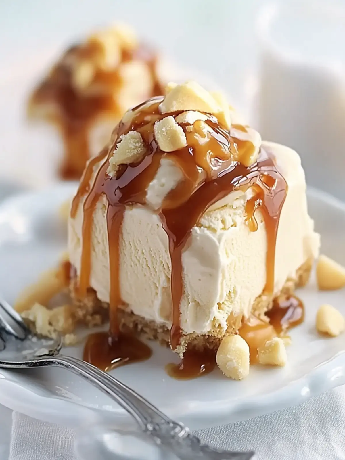 Caramel-Topped Ice Cream Dessert
