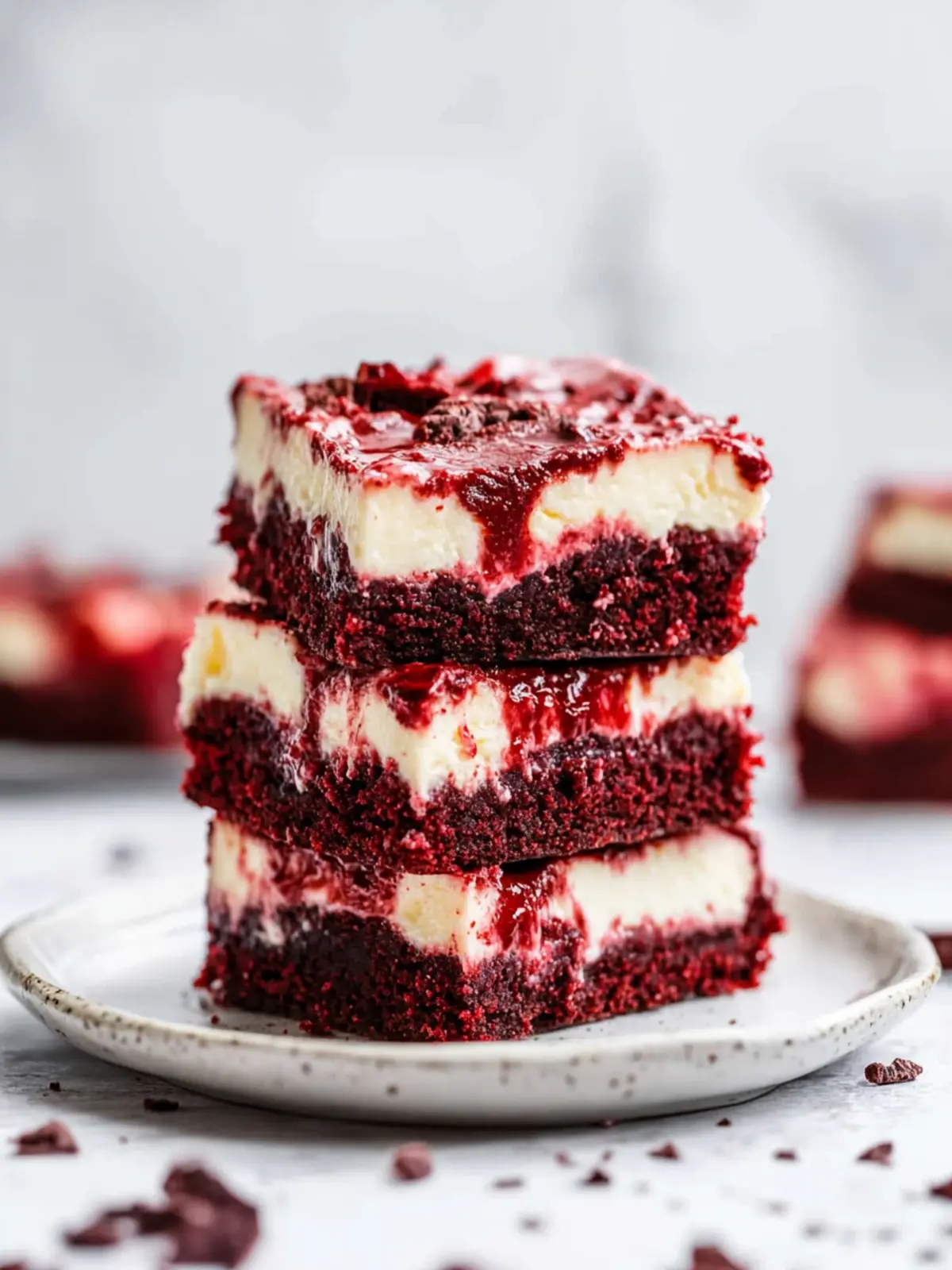Red Velvet Cheesecake Brownies-Valentine s Day desserts