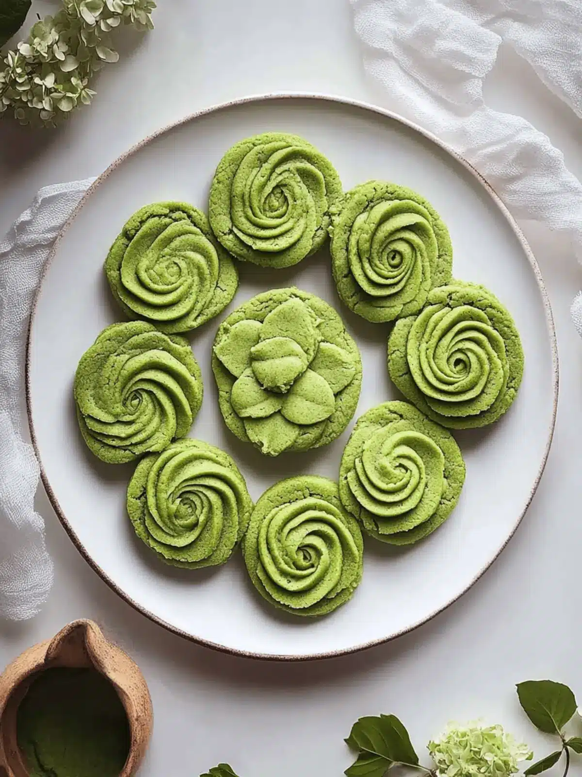 Melt-in-Your-Mouth Matcha Butter Cookies for Sweet Moments 4 Matcha Butter Cookies
