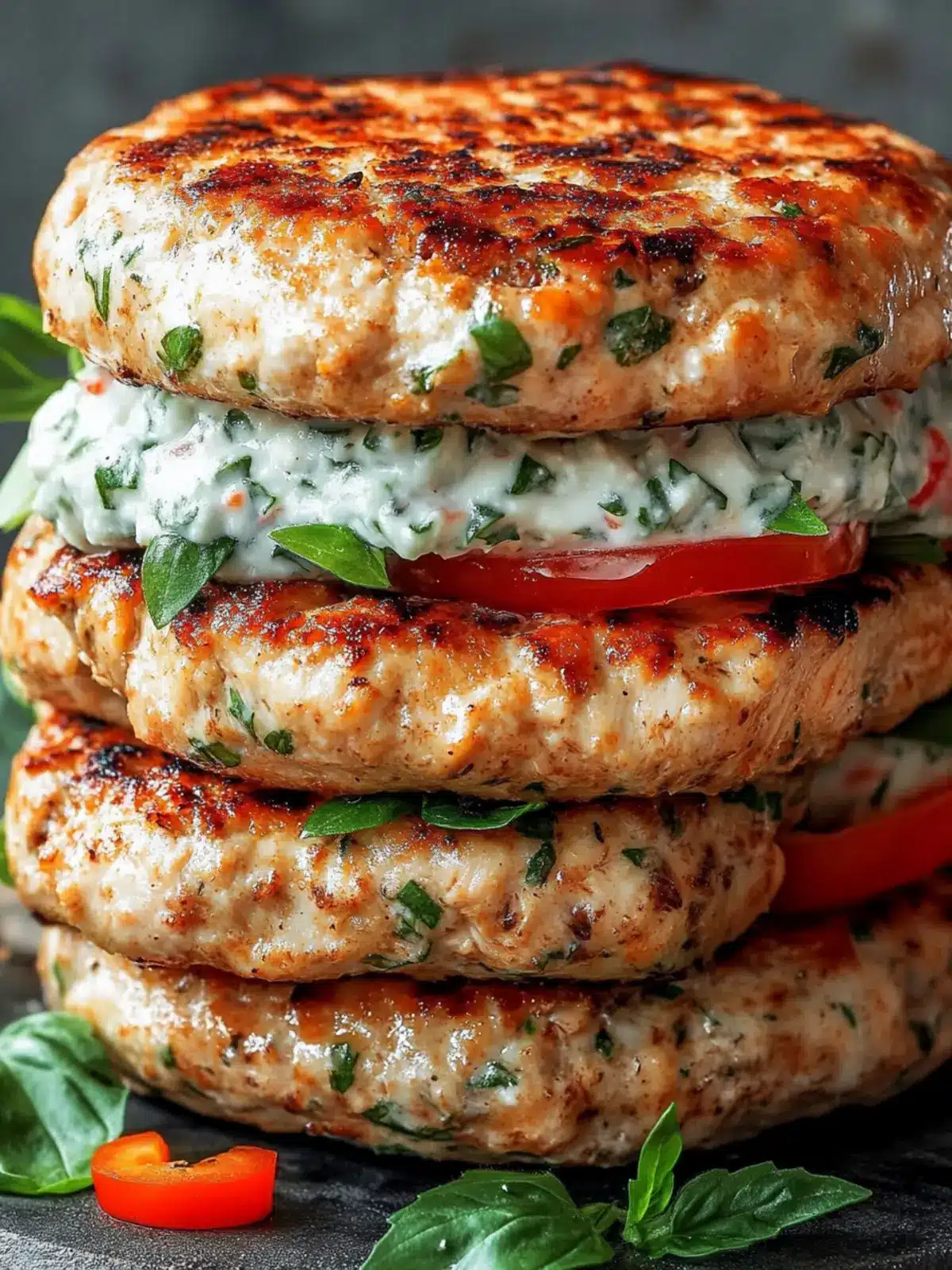 Juicy Greek Chicken Burgers with Tzatziki Bliss