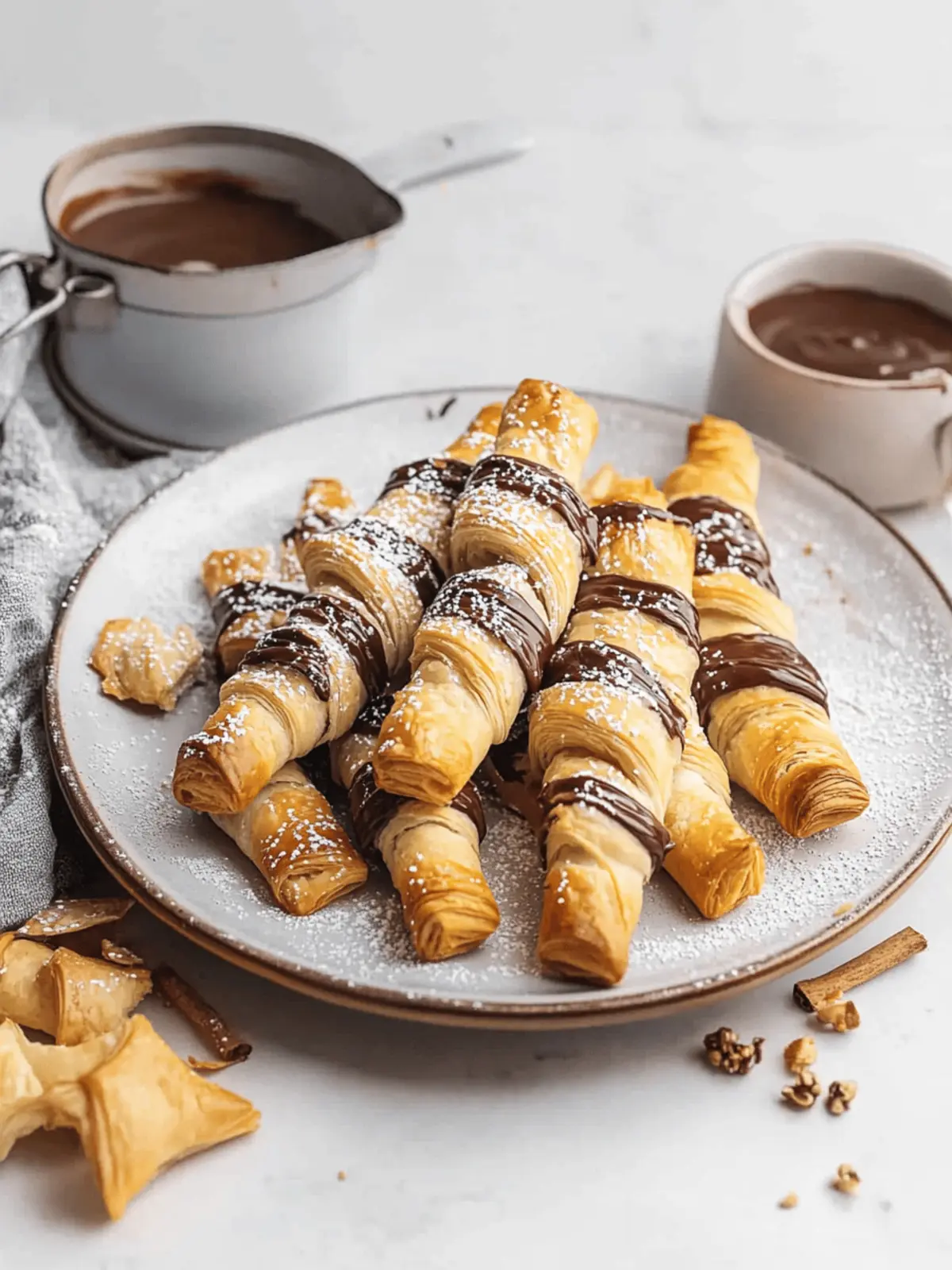 Puff Pastry Nutella Twists