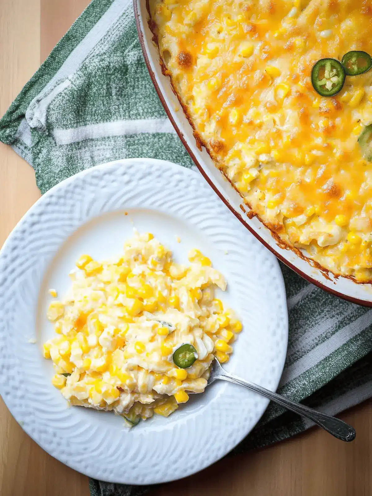 Creamy Cheddar Jalapeno Corn Casserole for Cozy Nights 3 Creamy Cheddar Jalapeno Corn Casserole