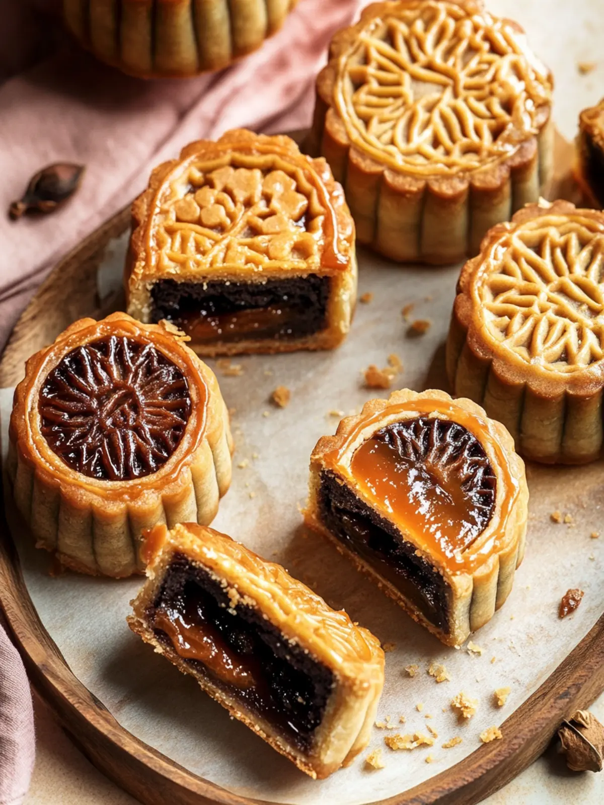 Irene s Salted Caramel Stuffed Brownie Mooncakes You ll Love 2 Irene s Salted Caramel Stuffed Brownie Mooncakes