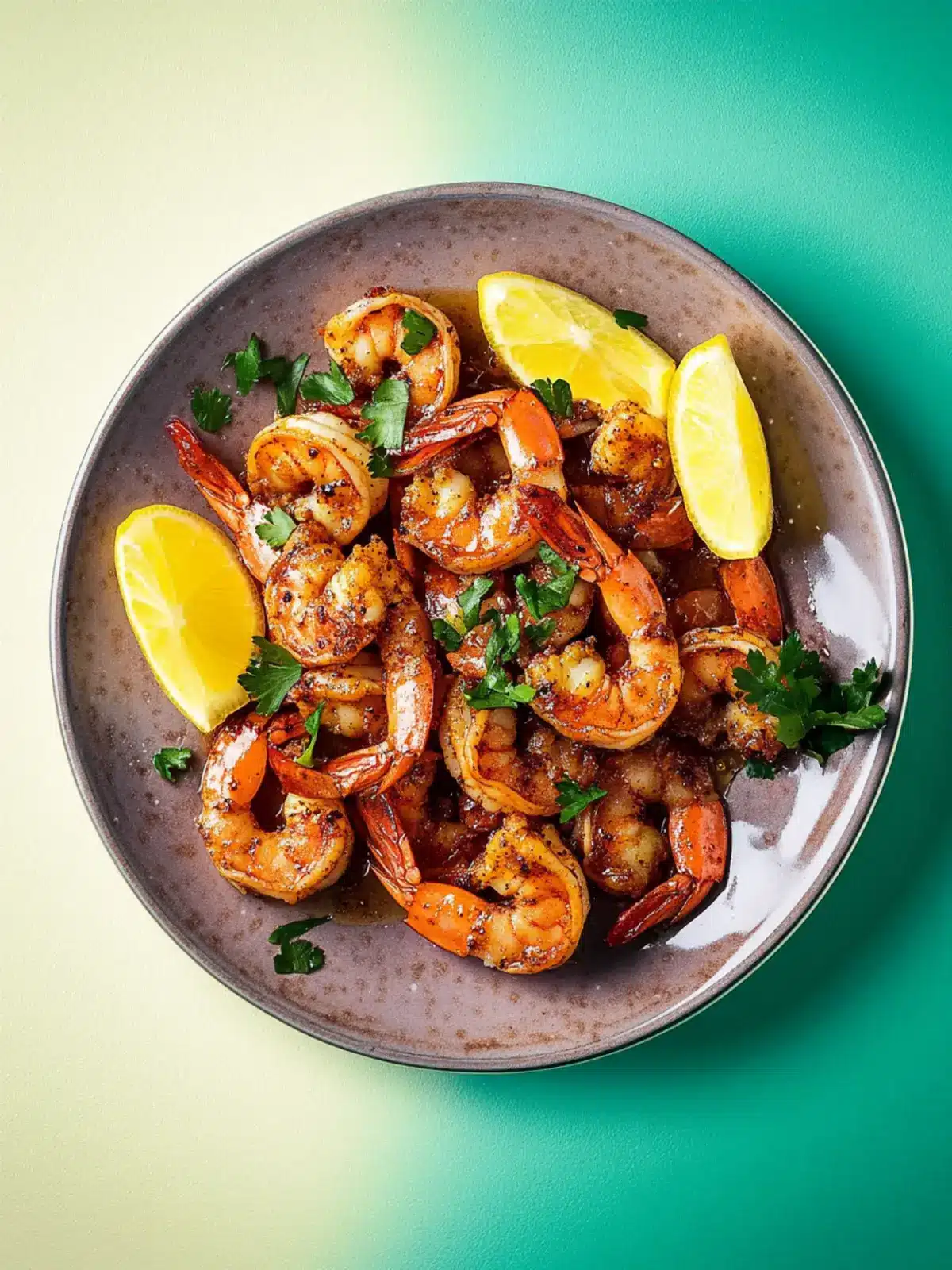 Paprika Shrimp with Buttery  Sauce