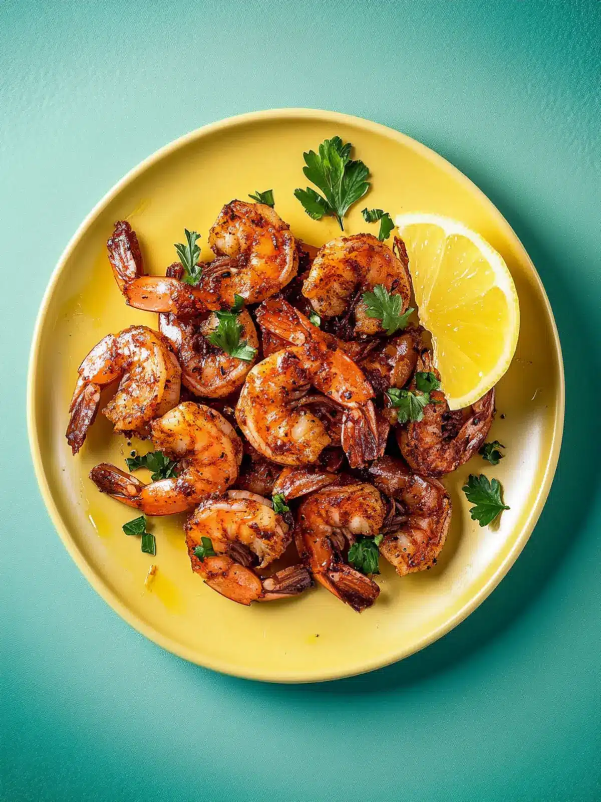 Paprika Shrimp with Buttery  Sauce
