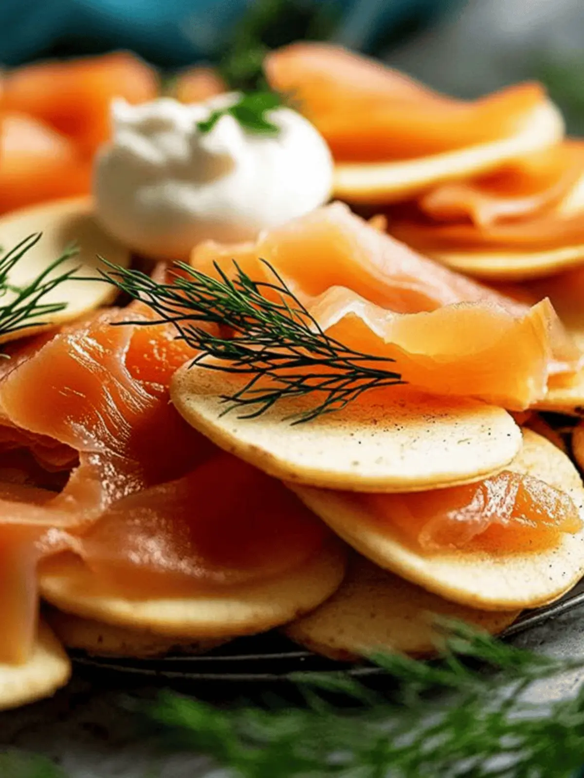 Delicious Blinis with Smoked Salmon for your Next Brunch 2 Blinis with smoked salmon