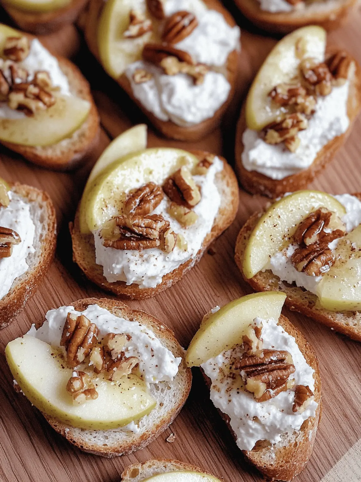 Apple Pecan Crostini: Effortless Fall Delight in 30 Minutes 2 Apple Pecan Crostini
