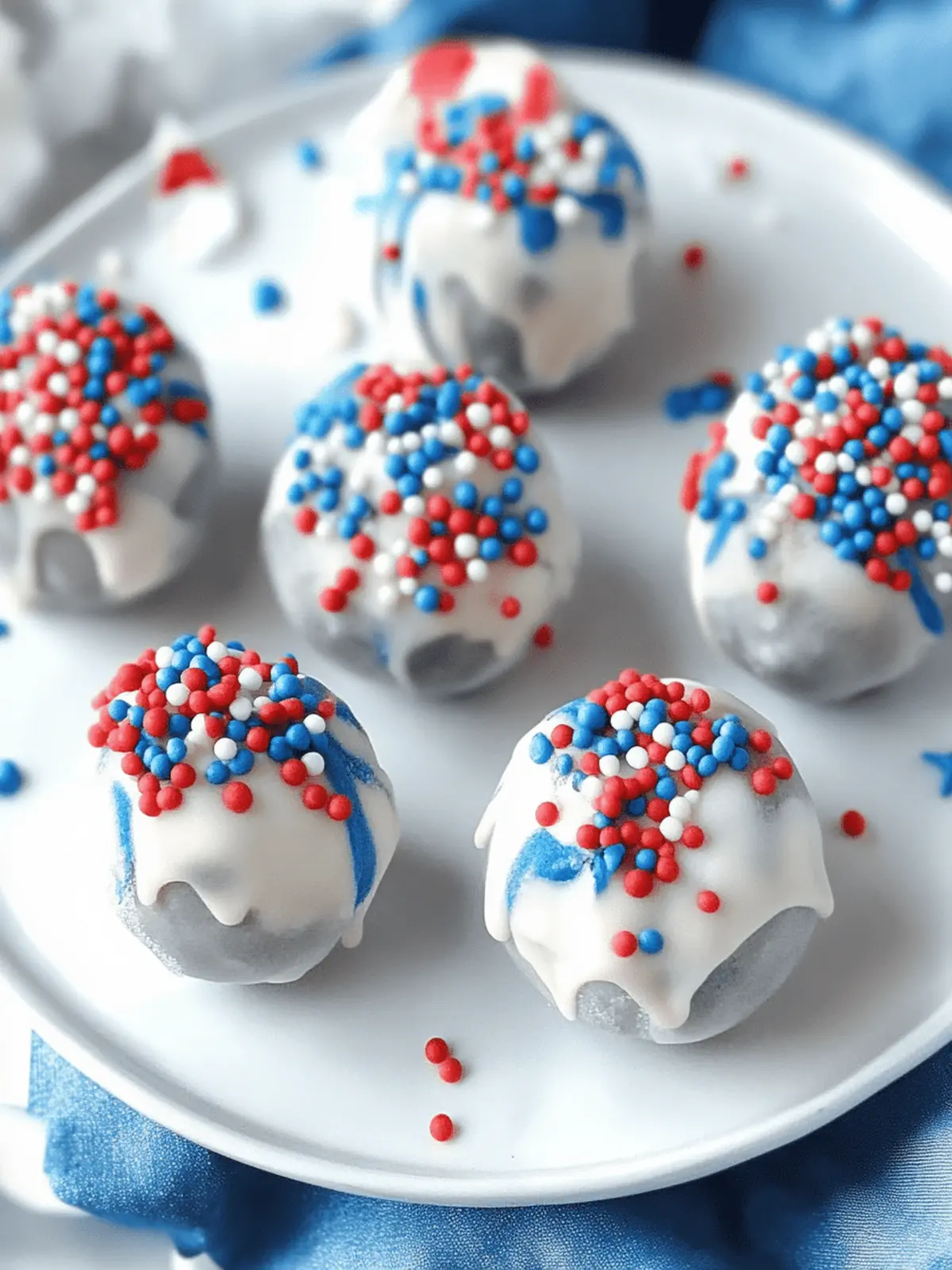 4th of July Cake Pops: Fun, Allergy-Friendly Treats for All 3 4th of July Cake Pops