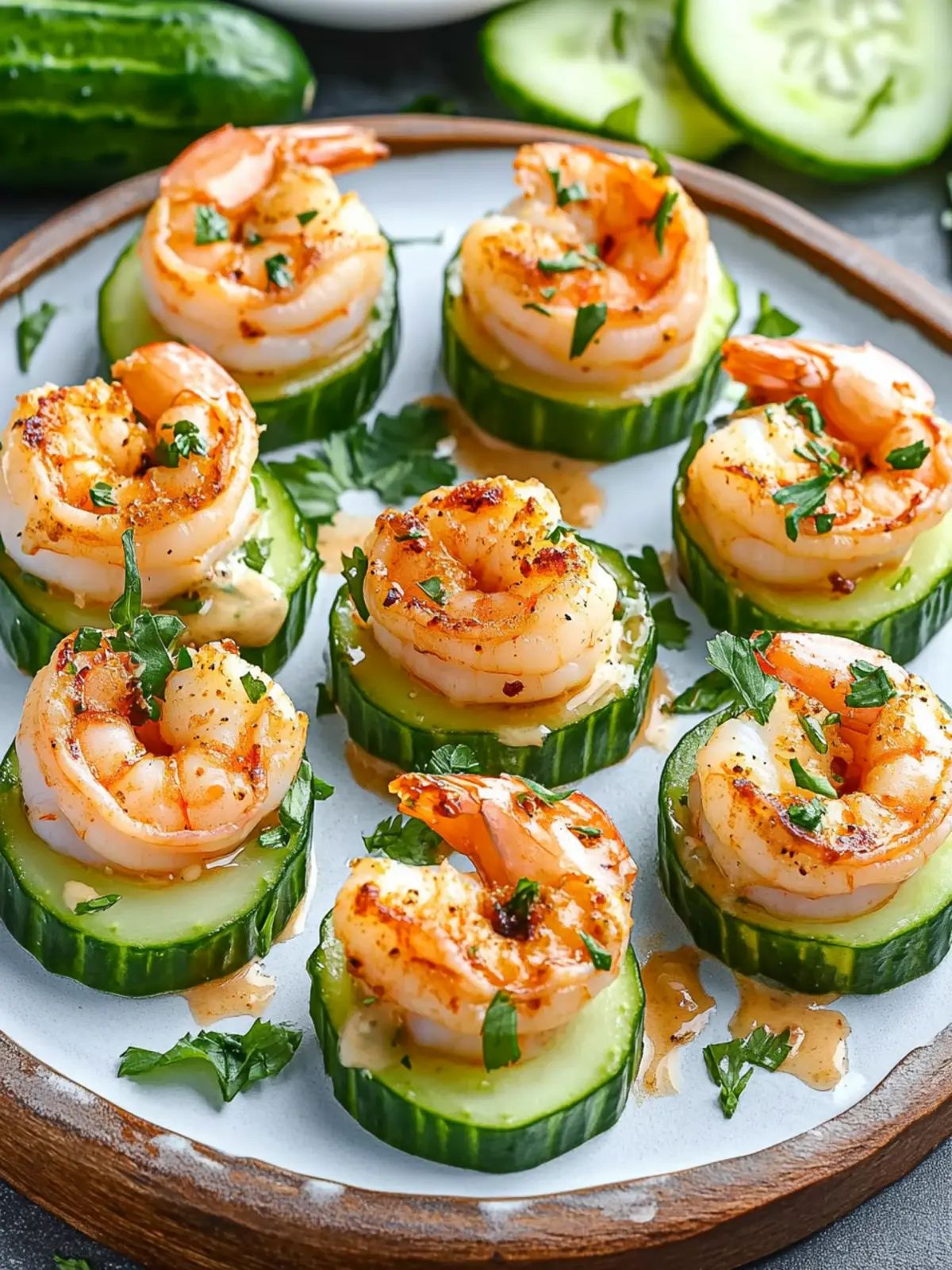 Refreshing Shrimp Cucumber Bites with Avocado Twist 3 Shrimp Cucumber Bites