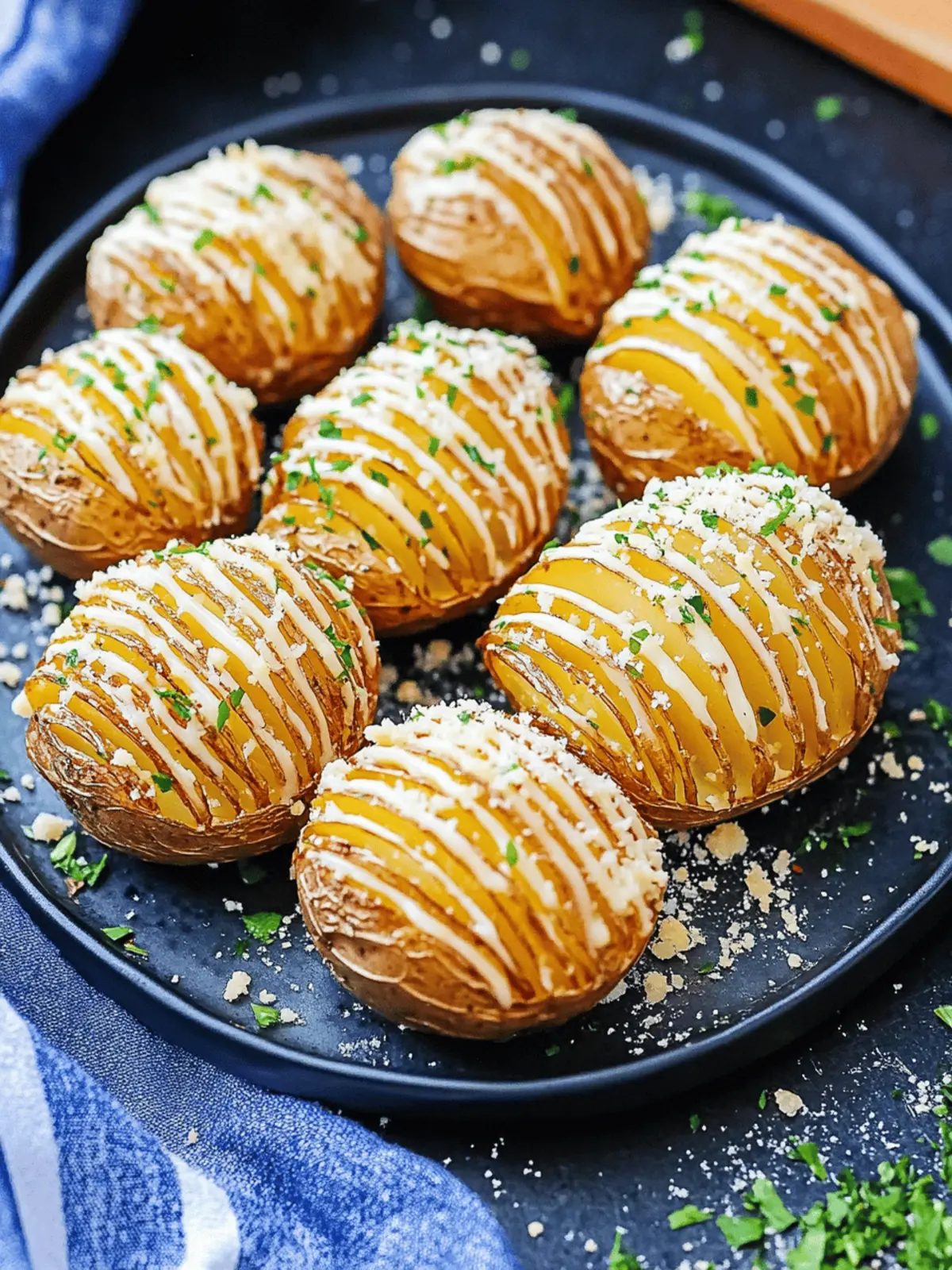 Parmesan Hasselback Potatoes That Steal the Show at Dinner 3 Parmesan Hasselback Potatoes