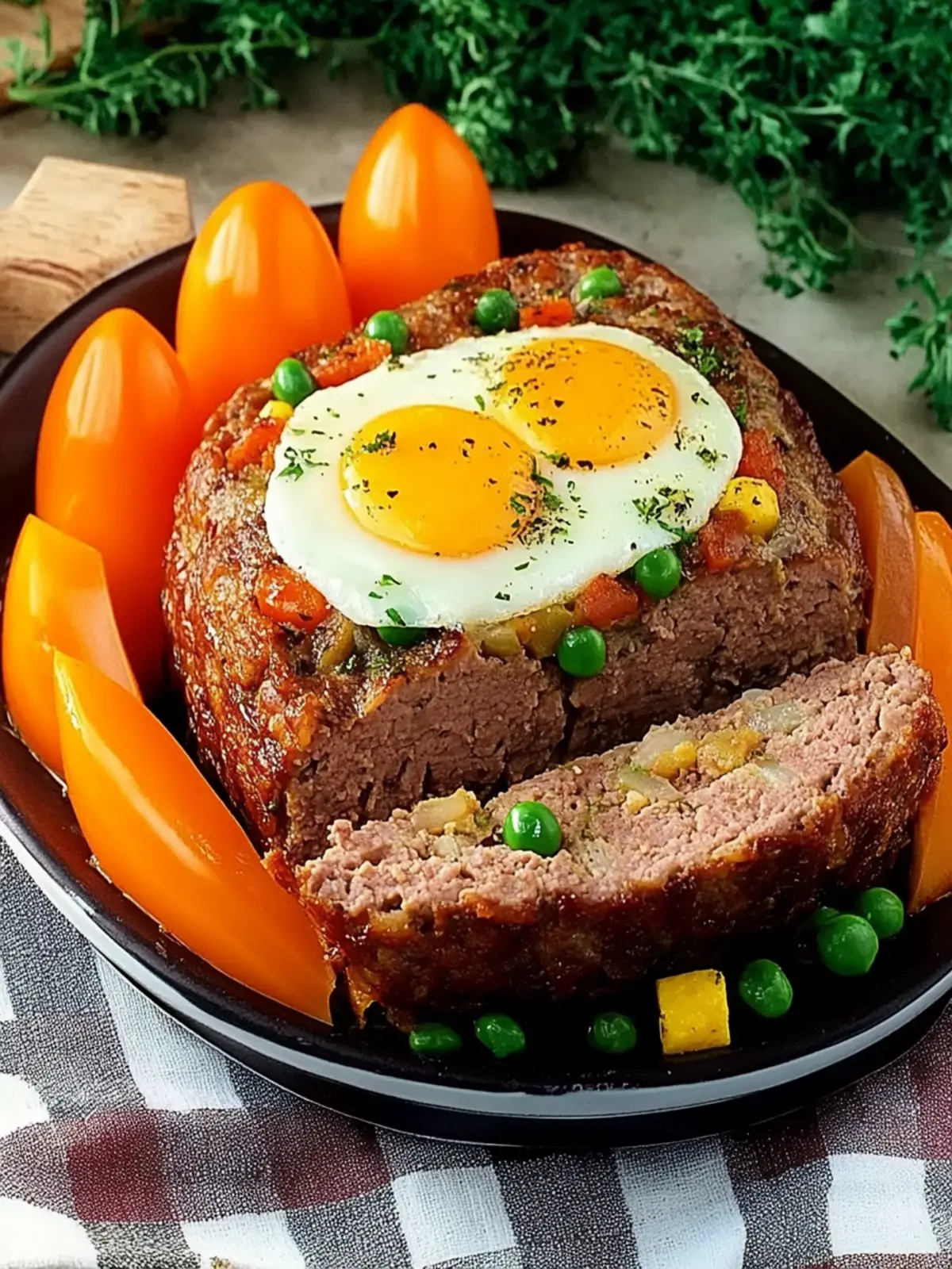 Delicious Stuffed Meatloaf with Egg for Cozy Family Dinners 3 Stuffed meatloaf with egg