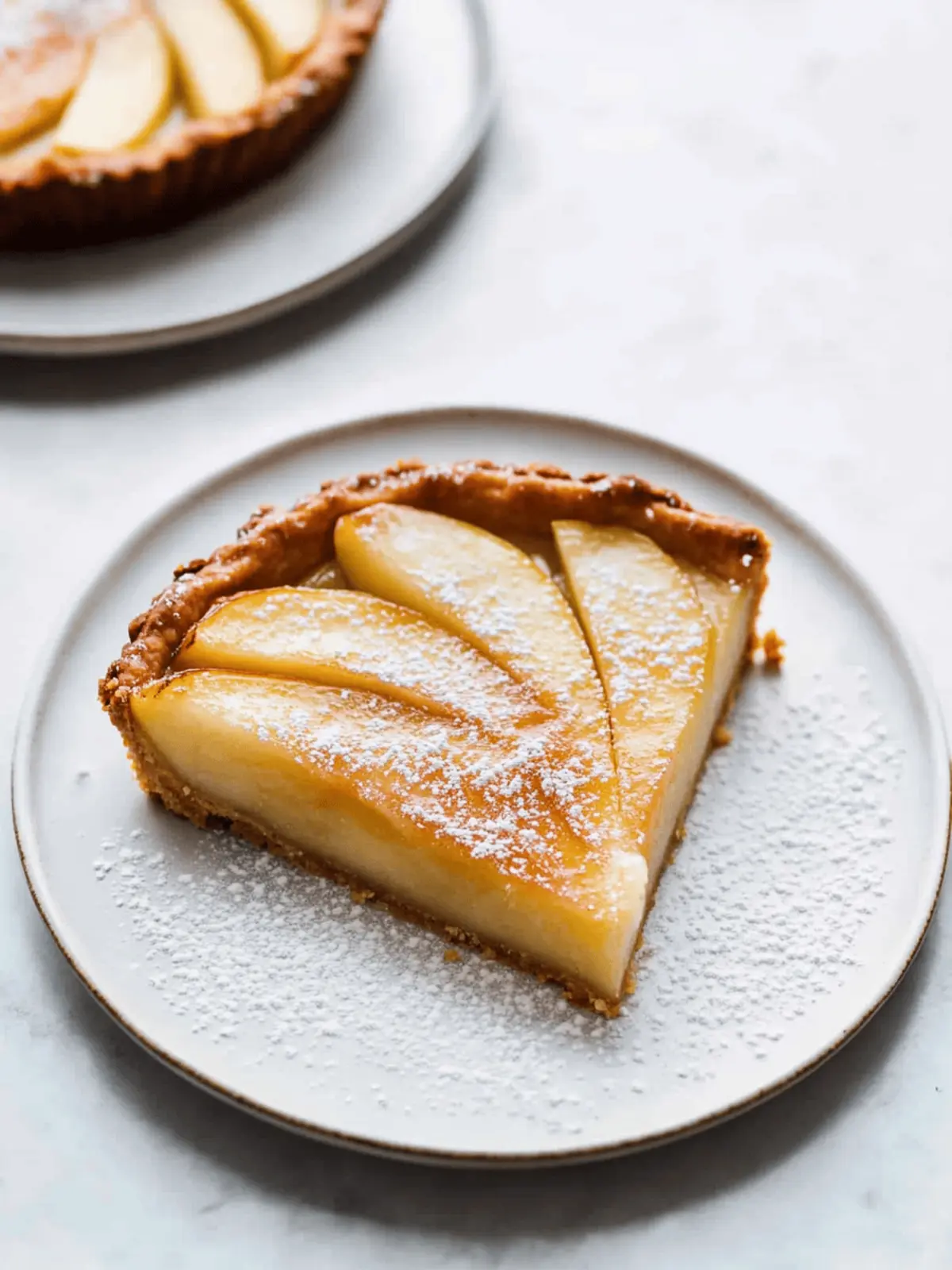 Pear Frangipane Tart
