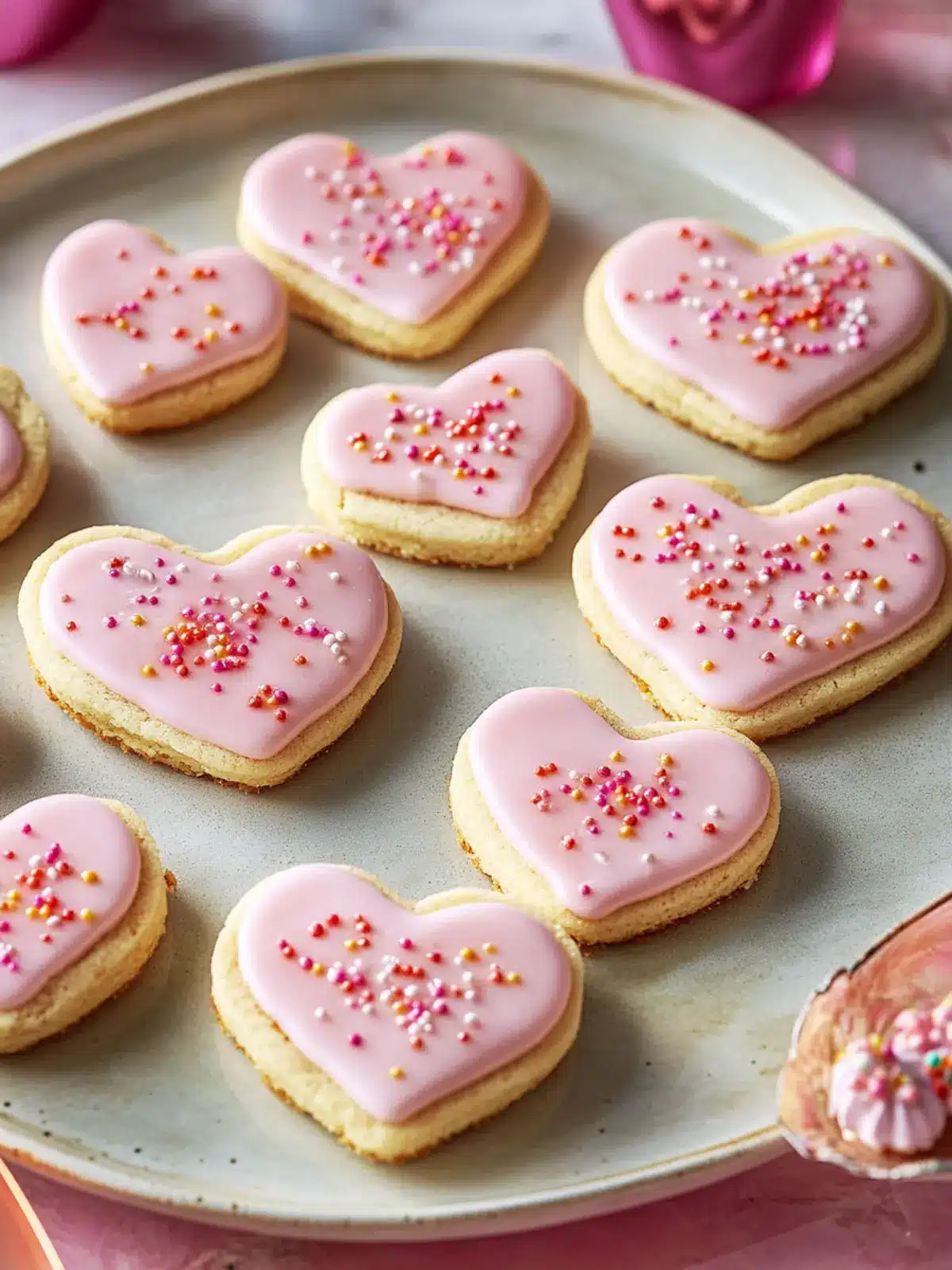 Heart Cookies- Sweet Valentine's day snack