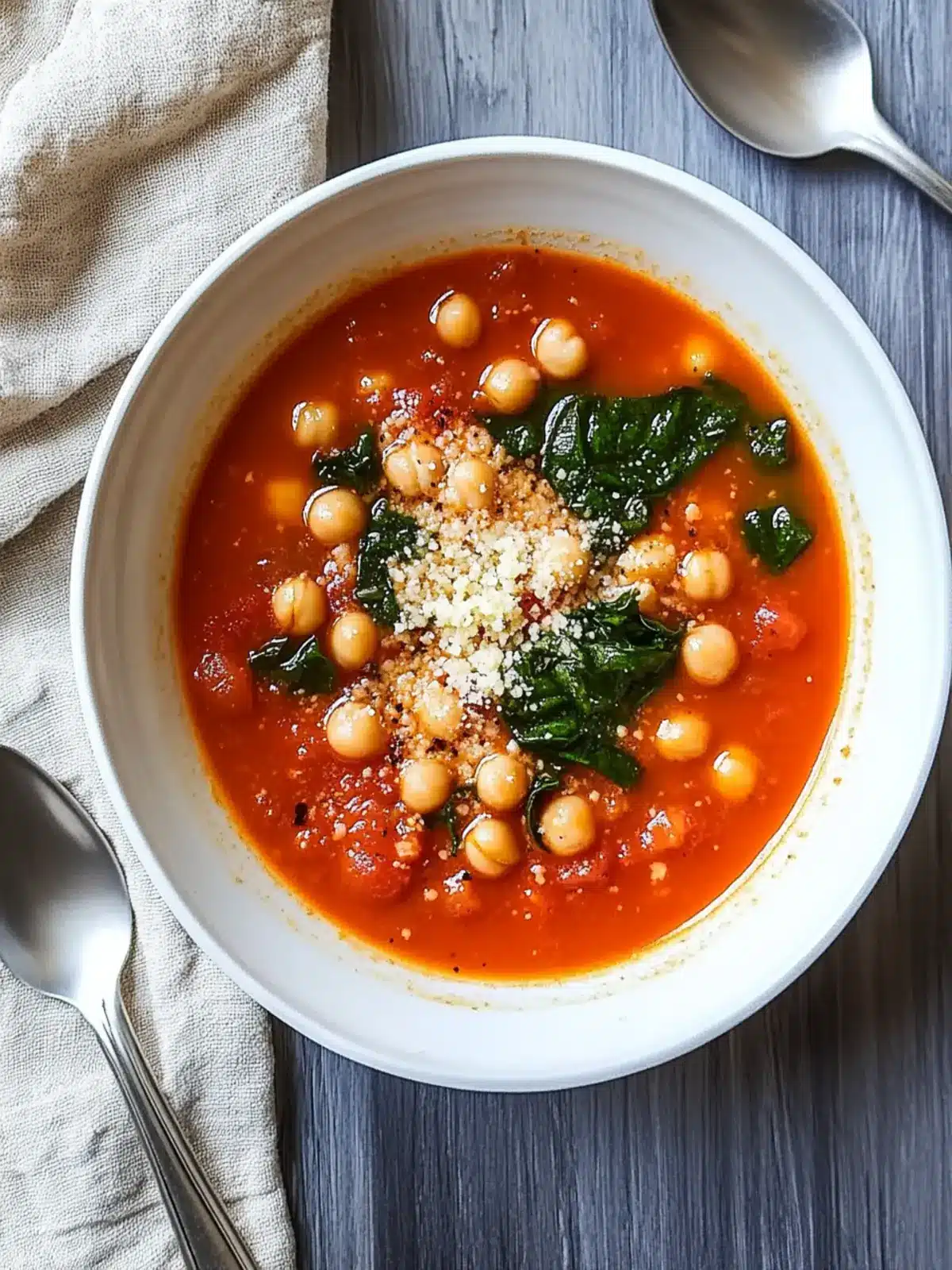 Chickpea Tomato Soup