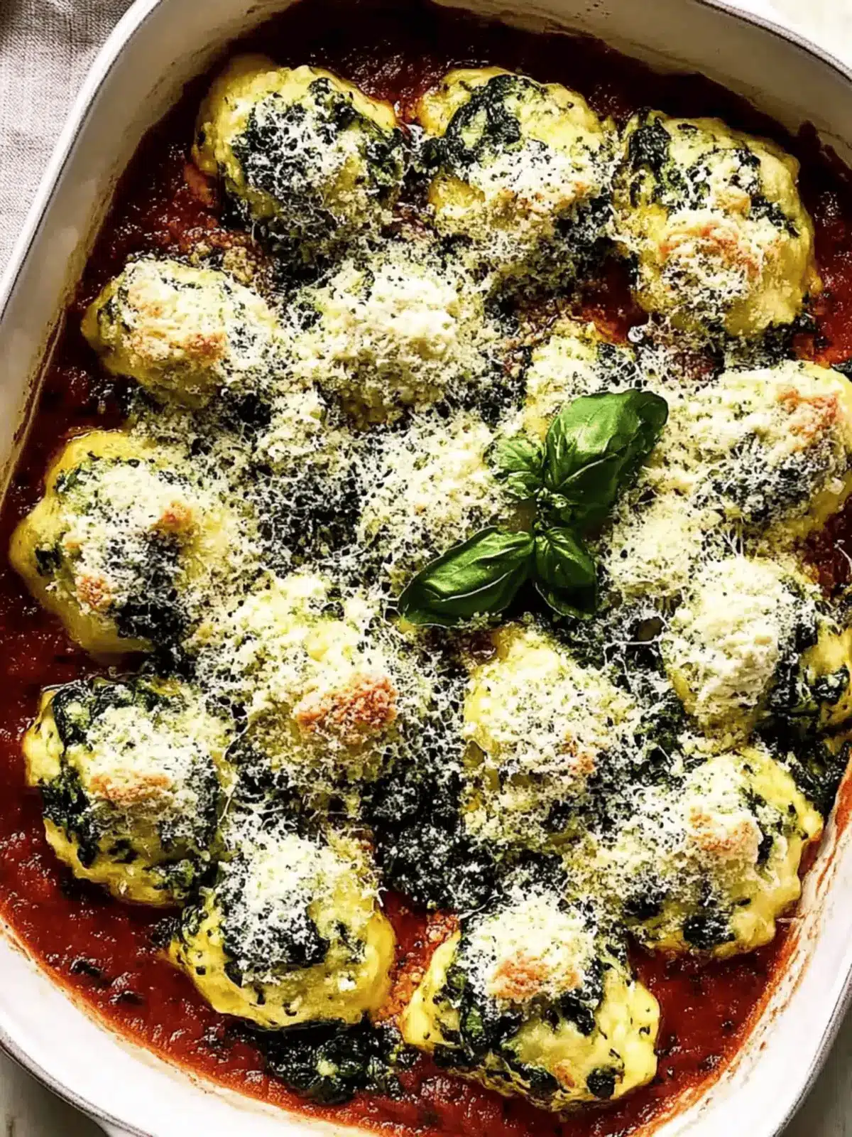 Malfatti Spinach Ricotta Dumplings with Savory Sage Butter 4 Malfatti (Italian spinach ricotta dumplings)