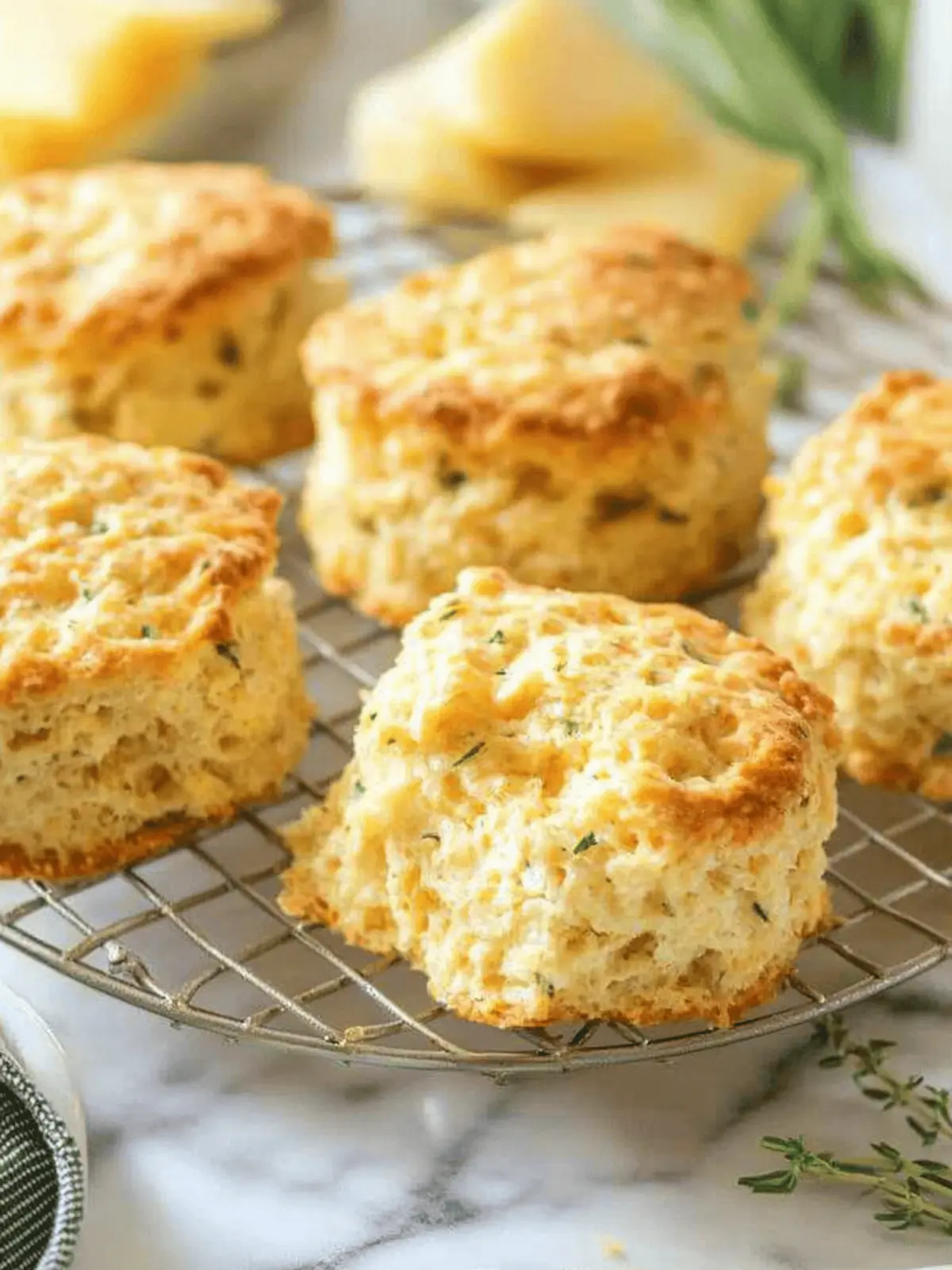 Herb and Cheddar Scones