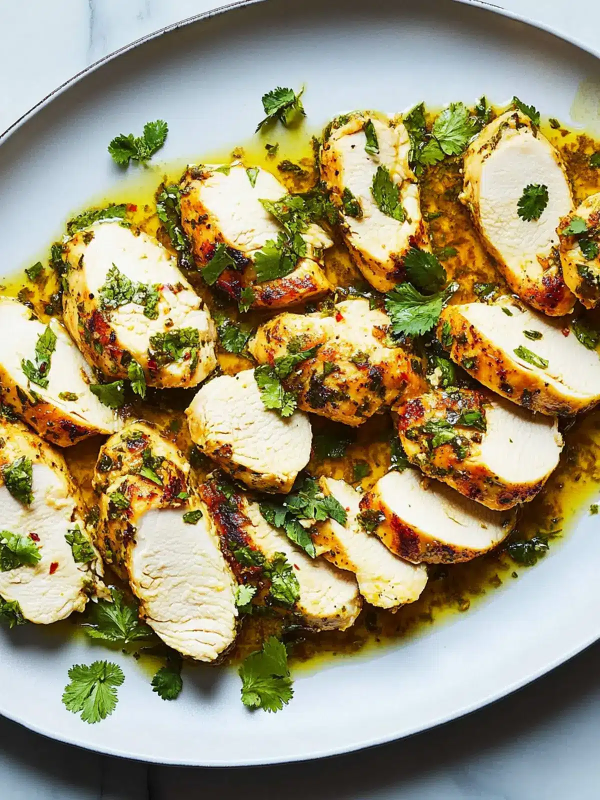 Savory Garlic-Ginger Chicken With Cilantro and Mint Bliss 2 Garlic-Ginger Chicken With Cilantro and Mint