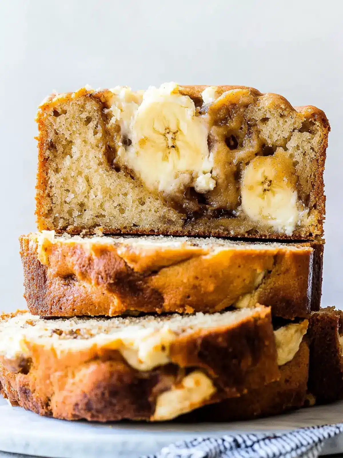 Decadent Cream Cheese Banana Bread You Can t Resist 3 Cream Cheese Banana Bread