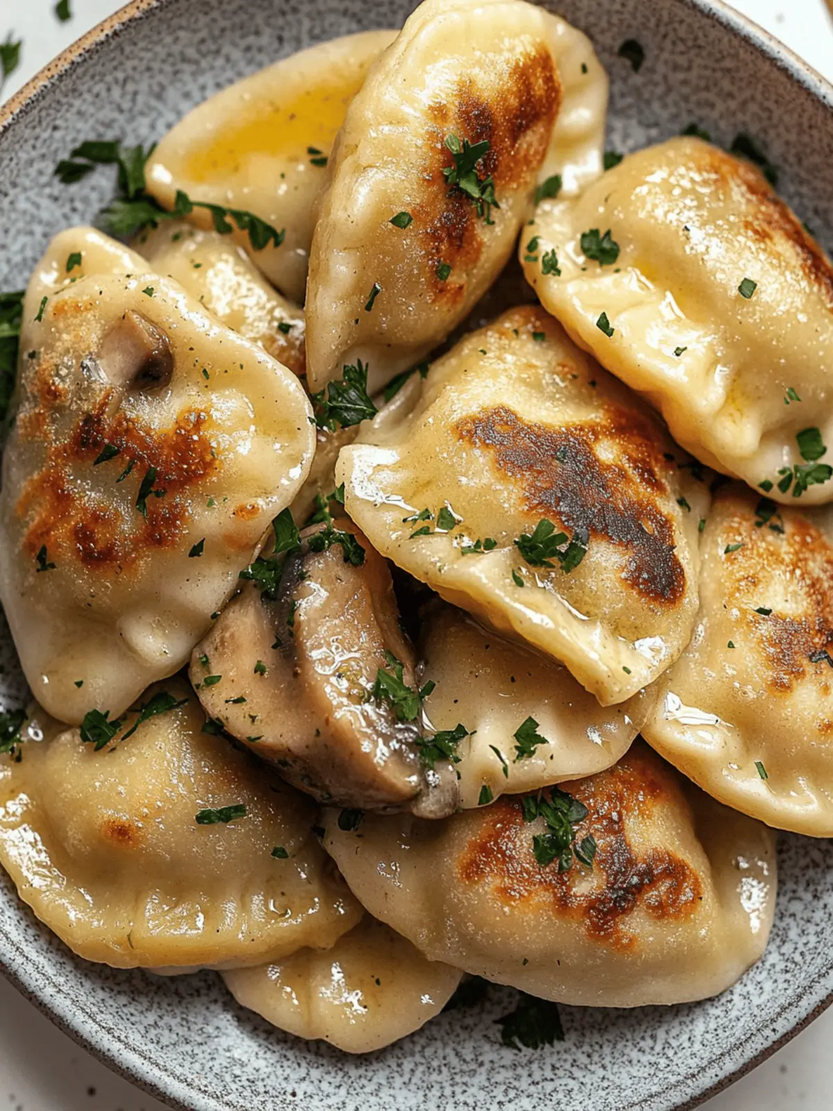 Mushroom Pierogi