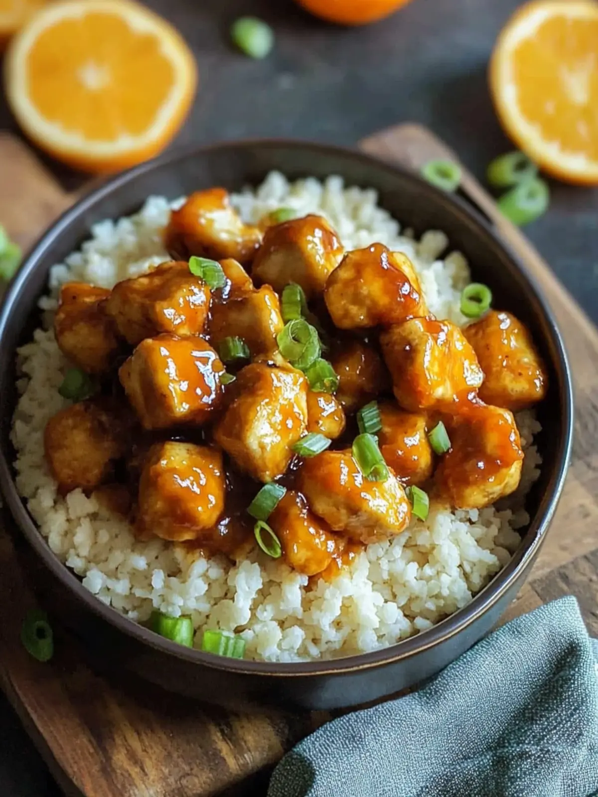 Vegan Orange Chicken (Tofu) That's Crispy and Irresistible 4 Vegan Orange Chicken (Tofu)