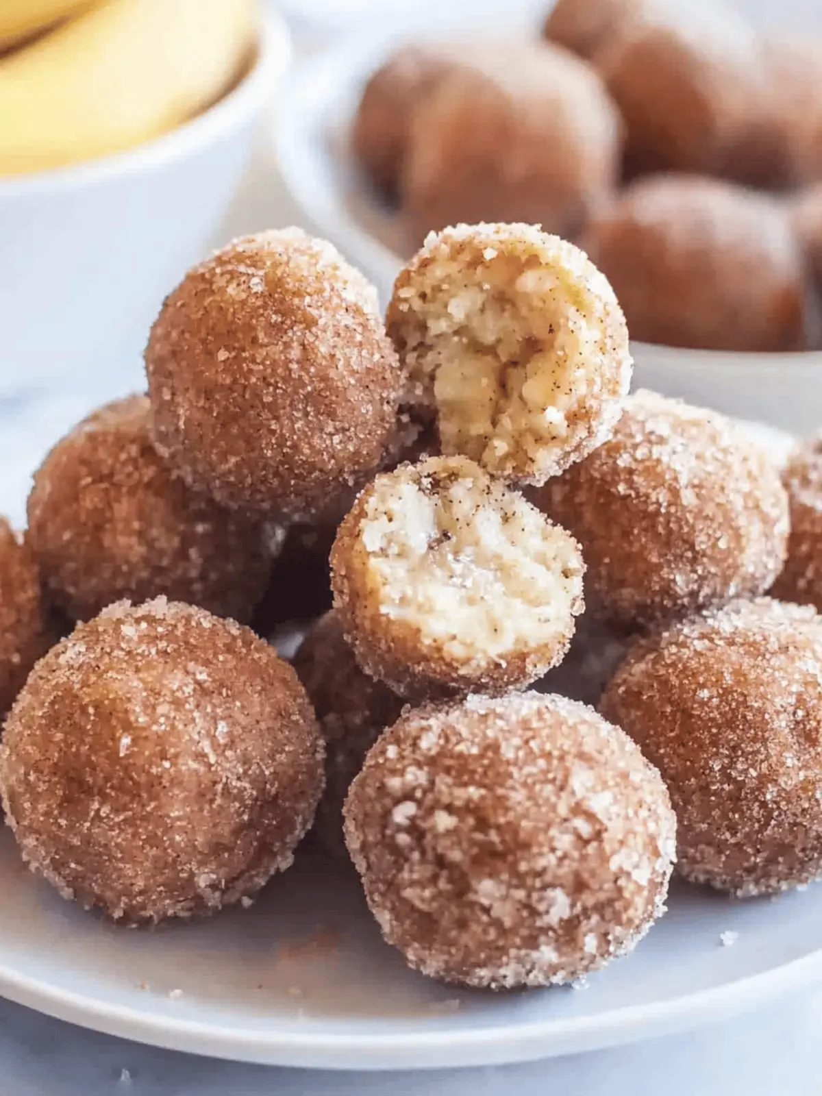 Banana Maple Munchkins: Irresistibly Soft Donut Holes 3 Banana Maple Munchkins