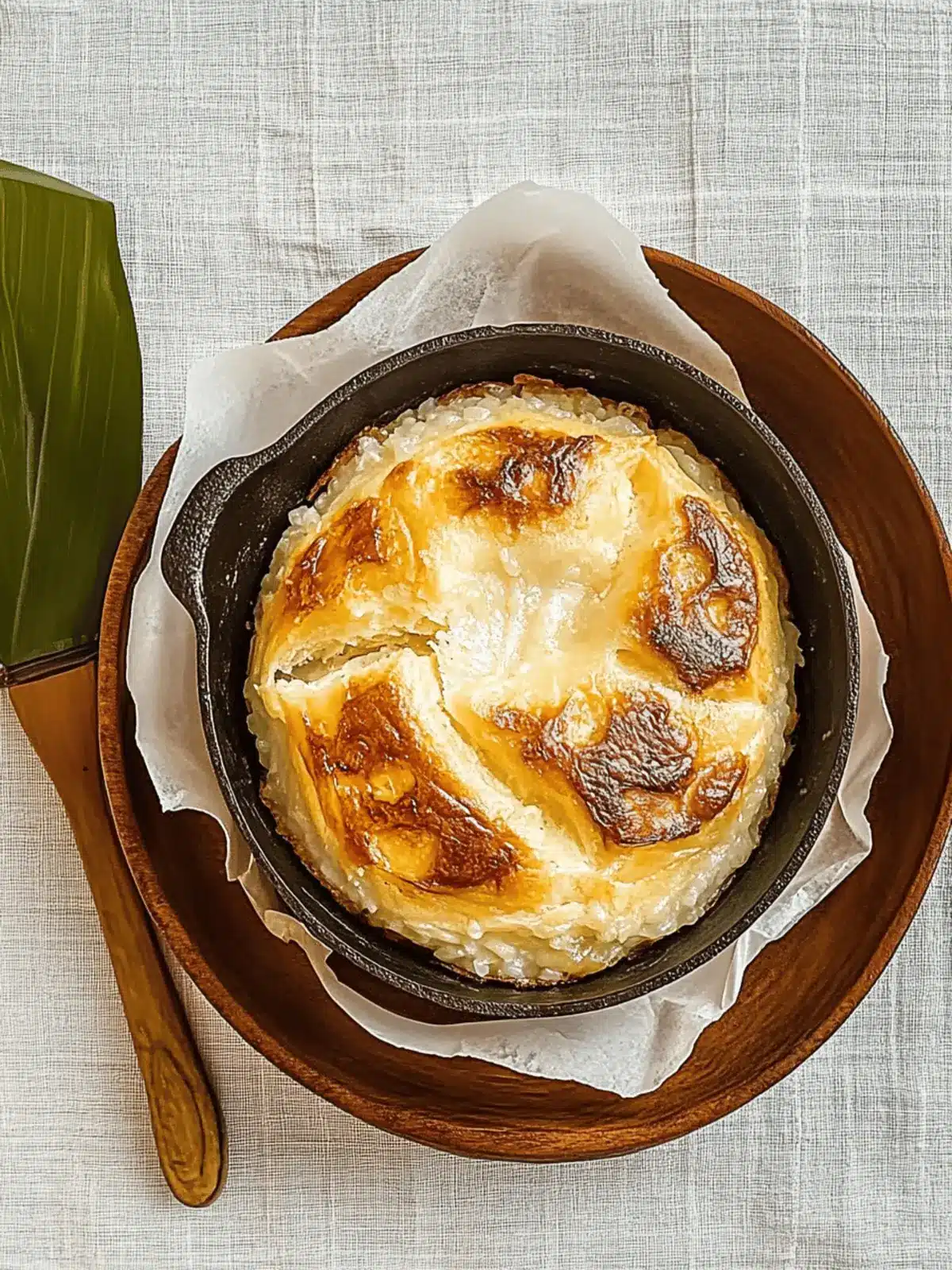 Bibingka (Filipino Rice Cake)