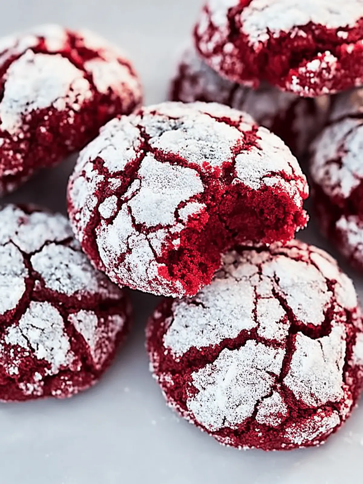 Decadent Red Velvet Crinkle Cookies That Wow Every Time 4 Red Velvet Crinkle Cookies