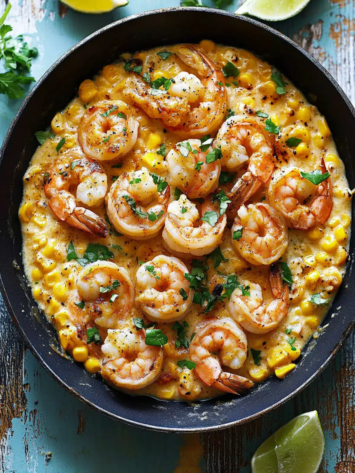 Shrimp and Creamed Corn (30 Minutes, One-Pan)