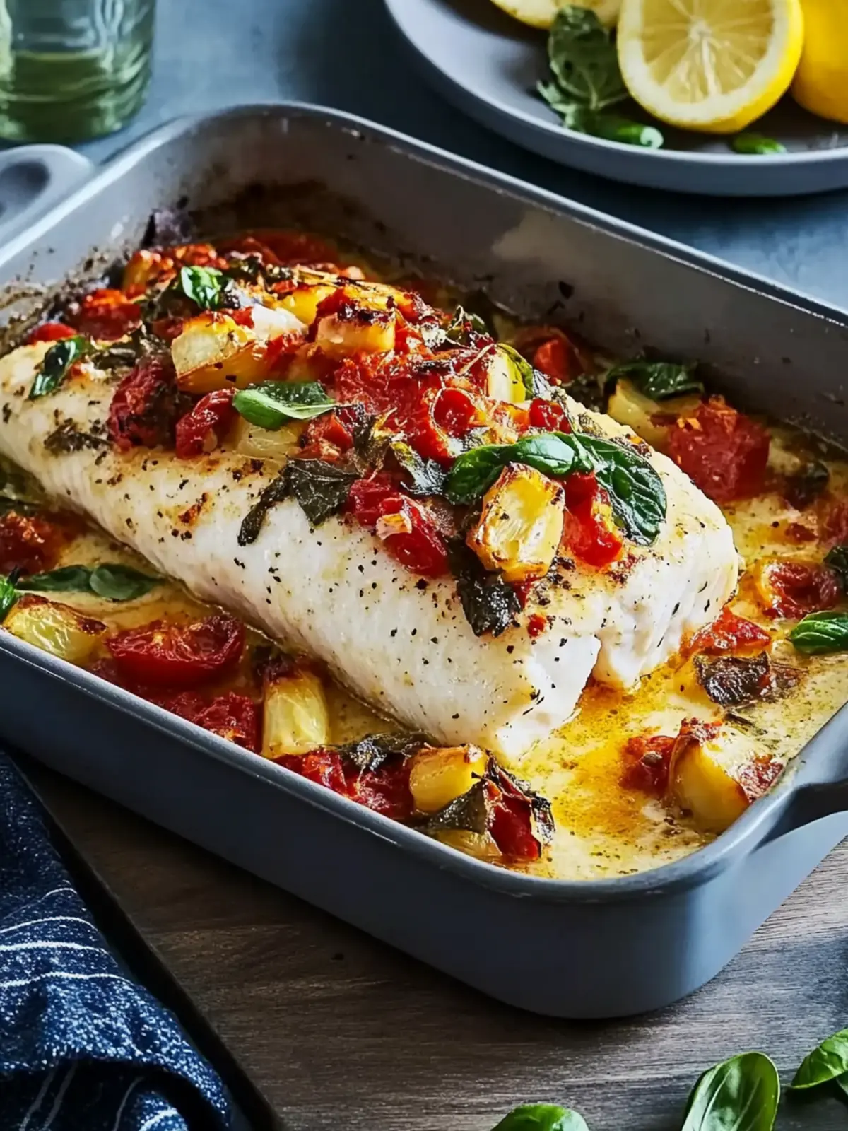 Quick oven-baked fish