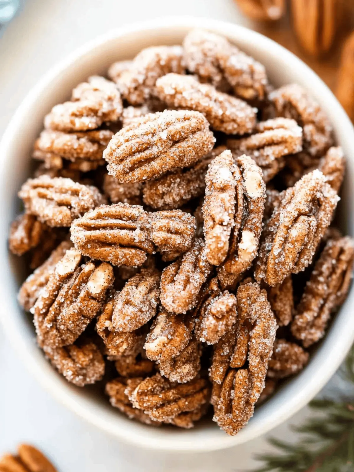 Crispy Cinnamon Sugar Pecans for Irresistible Snacking Delight 2 Cinnamon Sugar Pecans (Candied Pecans)