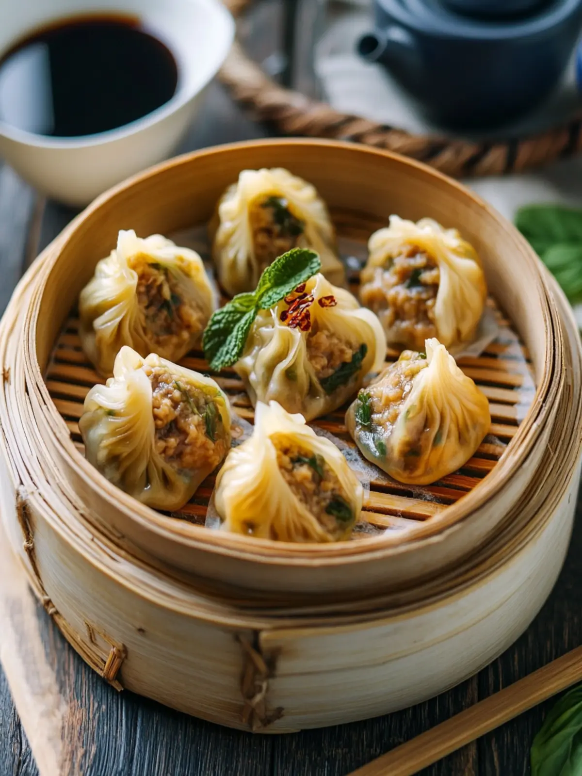 Money Bag Dumplings- Lucky foods for Chinese New Year