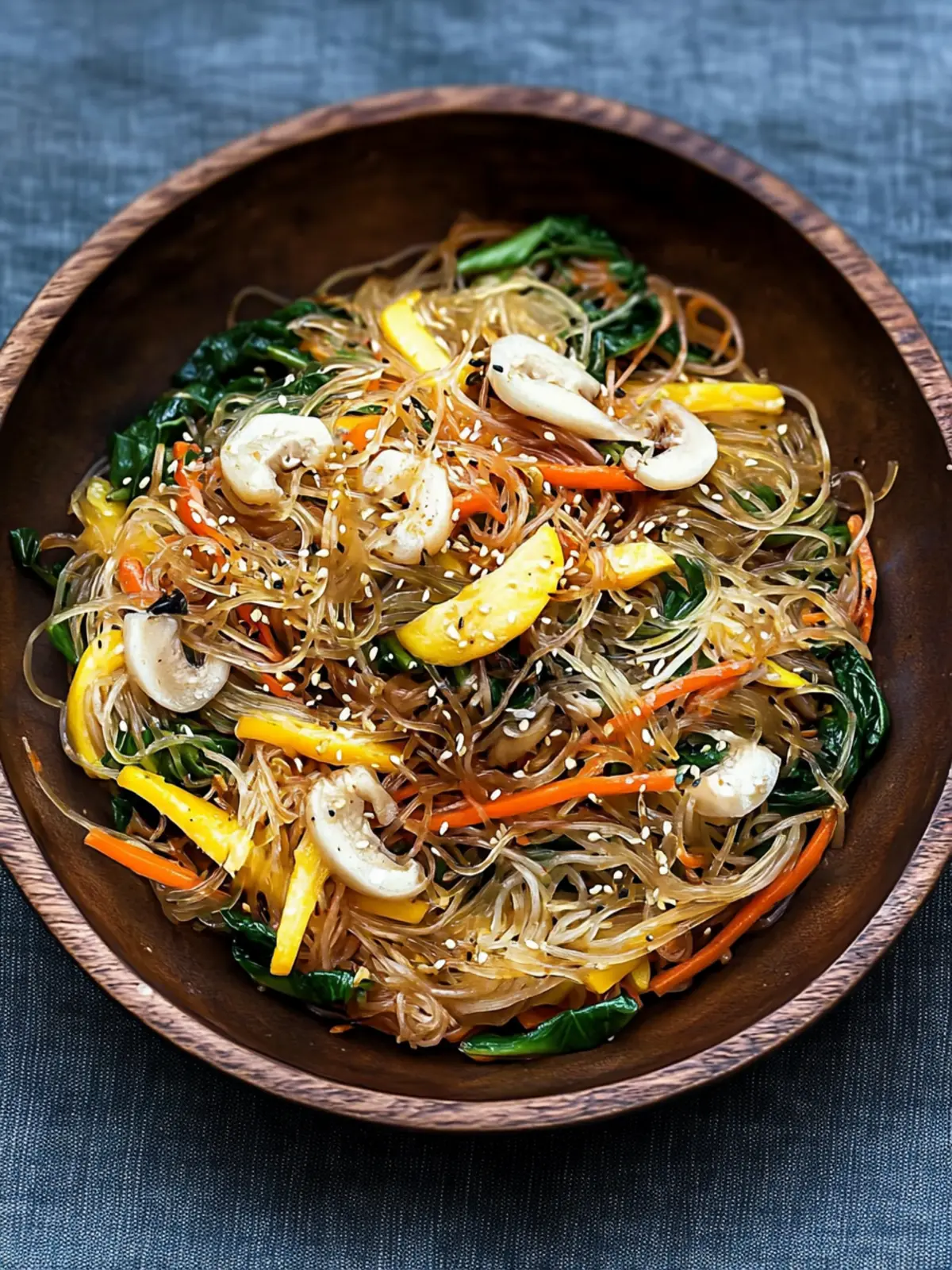 Japchae: Longevity Noodles Recipe for a Festive Lunar New Year 3 Japchae (Korean Glass Noodles)- Longevity noodles recipe for Lunar New Year