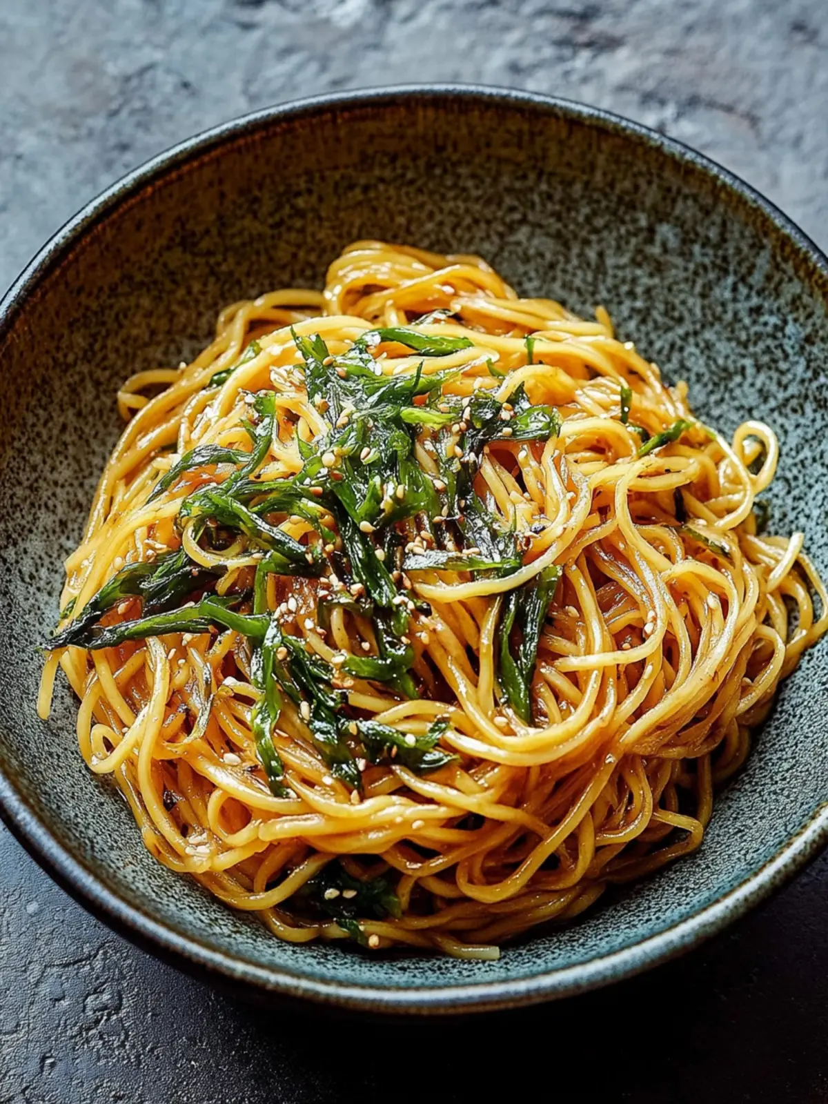 Scallion-Oil Noodles-Longevity noodles recipe for Lunar New Year