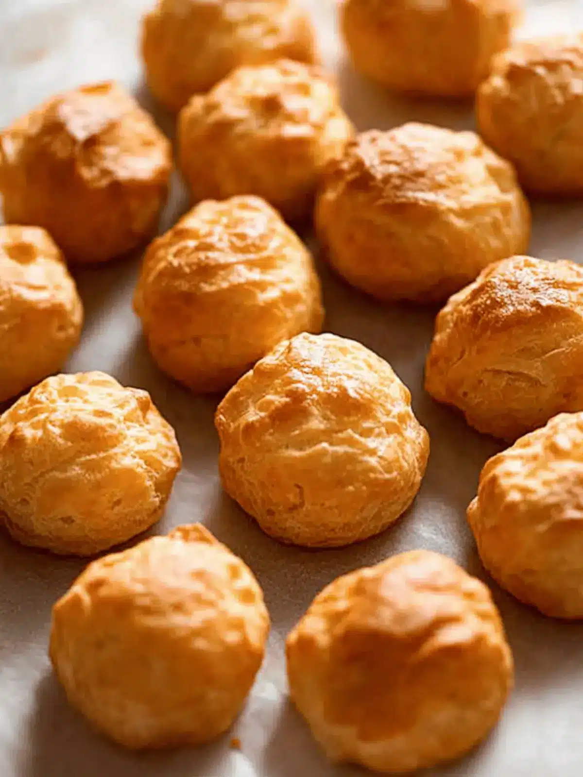 Gougeres   French Cheese Puffs