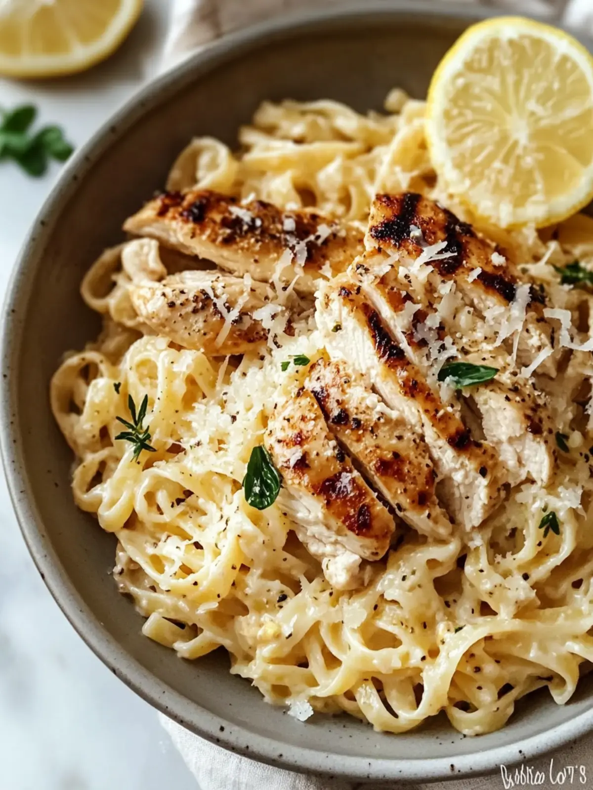 Garlic Parmesan Pasta with Chicken: Comfort in Every Bite 2 Garlic Parmesan Pasta with Chicken