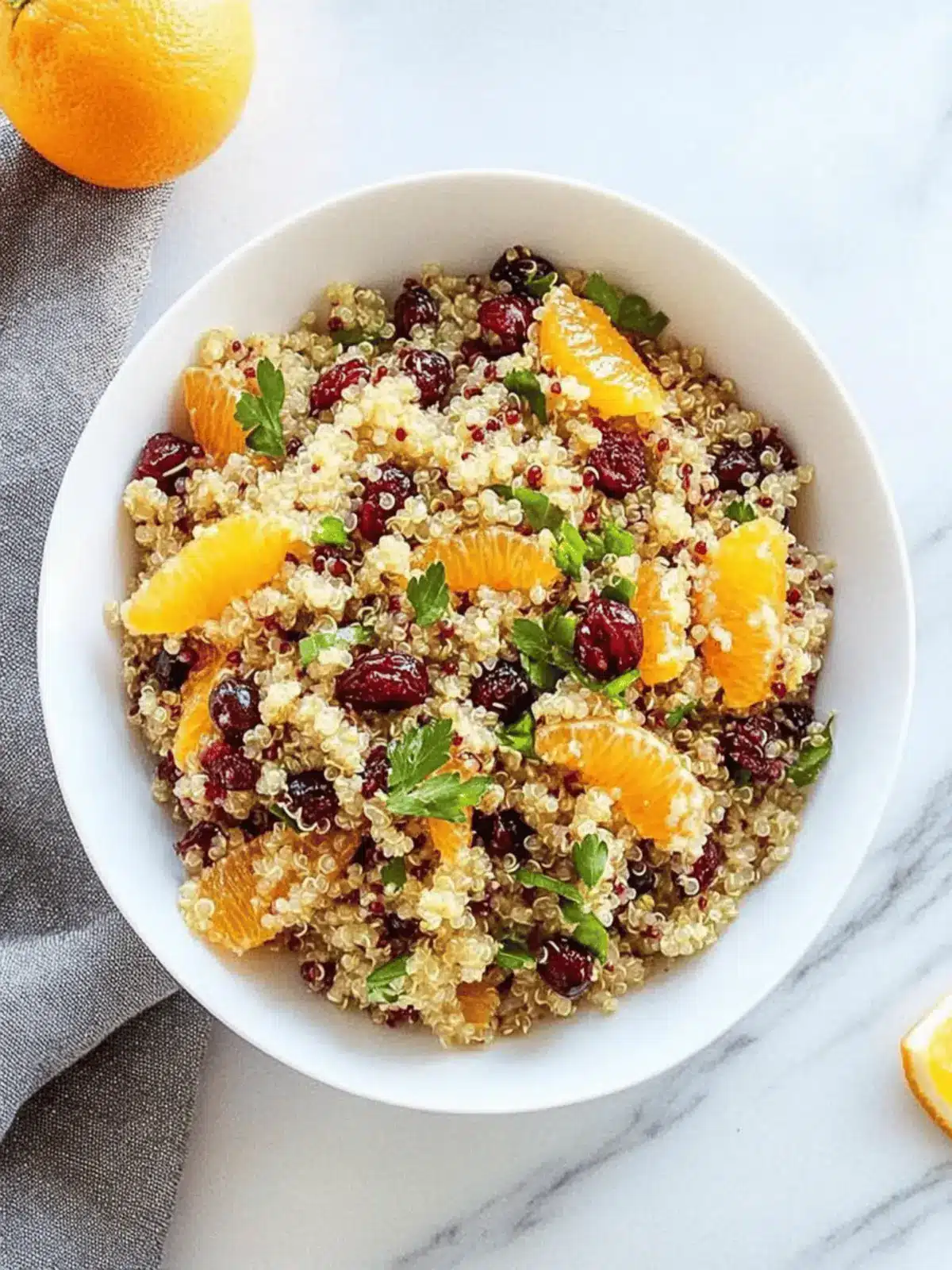 Zesty Orange Cranberry Quinoa Salad for Vibrant Living 3 Orange Cranberry Quinoa Salad