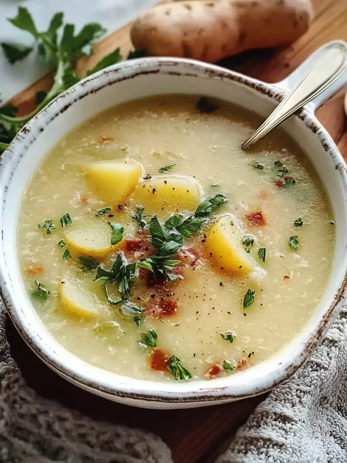 Hearty Creamy Potato Soup: Cozy Comfort in Every Spoonful 2 Creamy Potato Soup