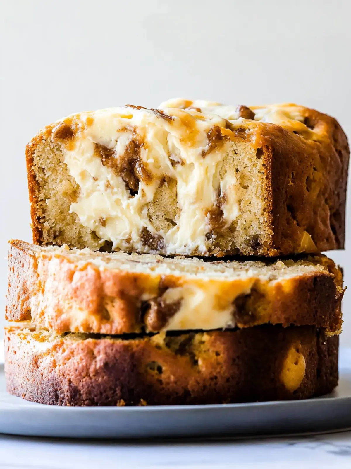Decadent Cream Cheese Banana Bread You Can t Resist 2 Cream Cheese Banana Bread