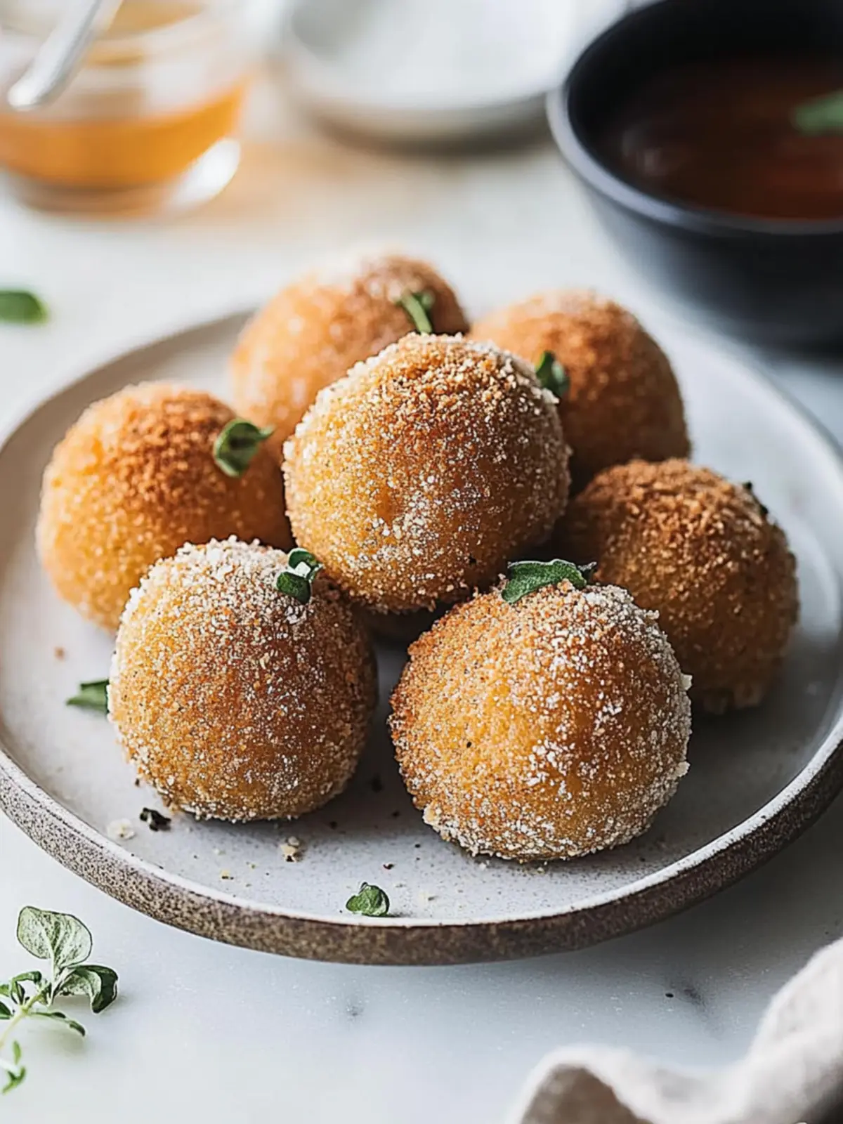 Porcini Truffle Arancini: Crispy Bites of Pure Comfort 4 porcini truffle arancini