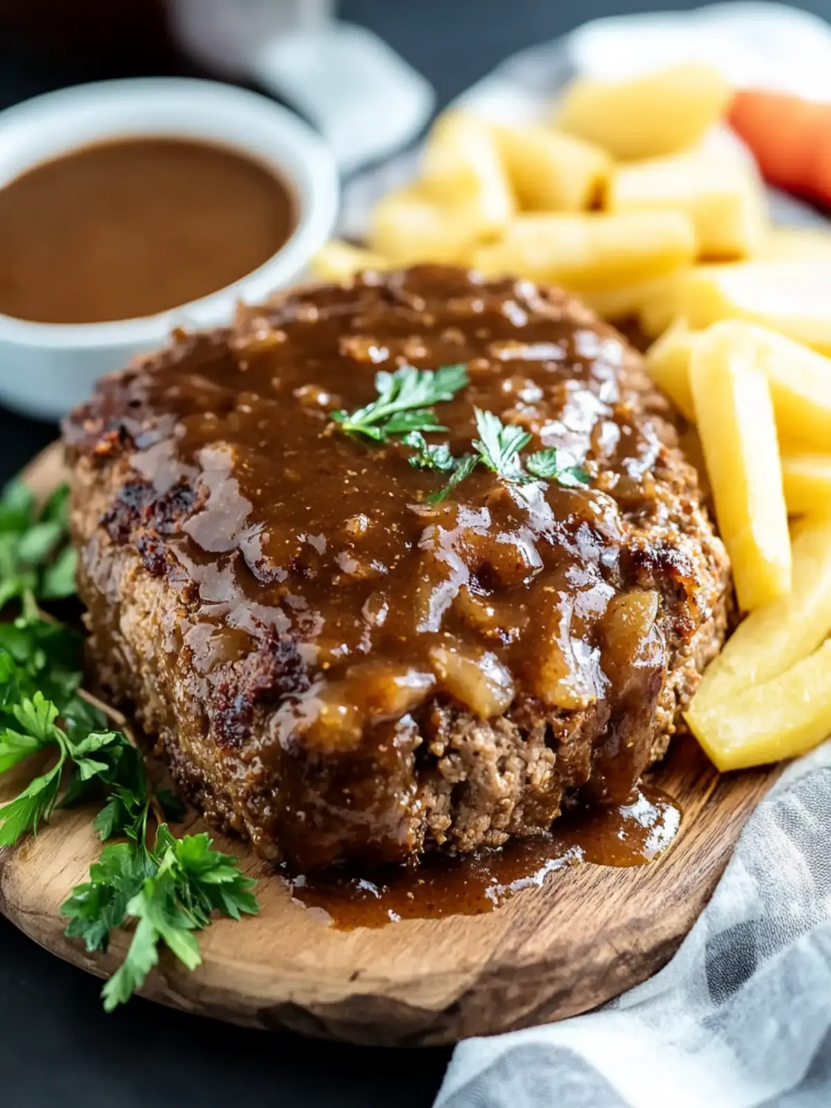 No Ketchup Brown Gravy Meatloaf Recipe for Cozy Family Nights 3 No Ketchup Brown Gravy Meatloaf Recipe